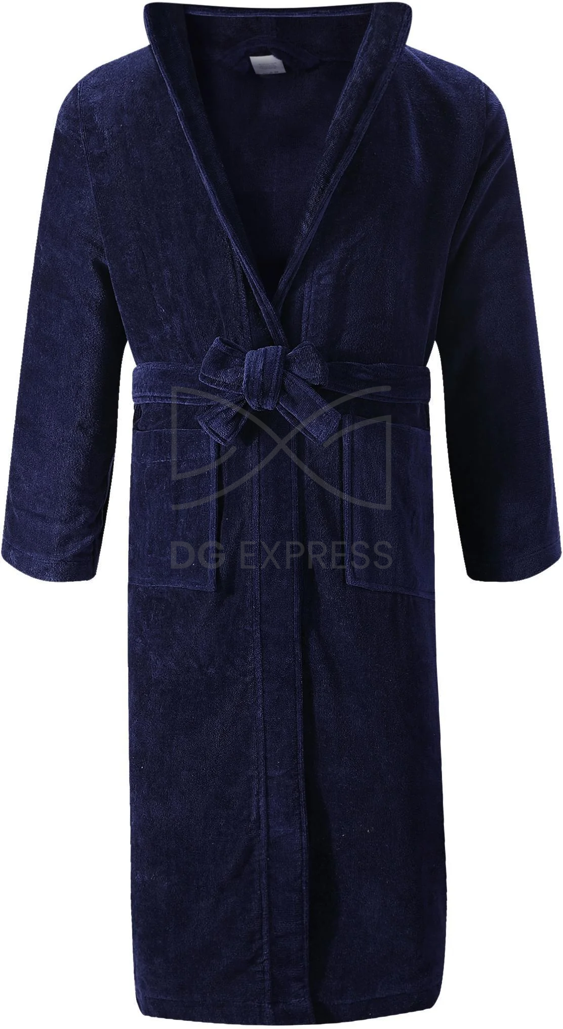 Mens Plush Terry Velore Bath Robe