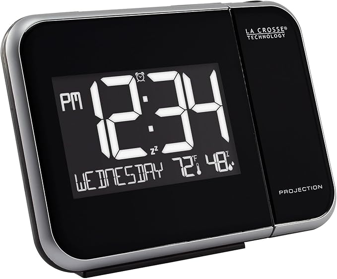 La Crosse Projection Alarm Clock With Temp. And Hu
