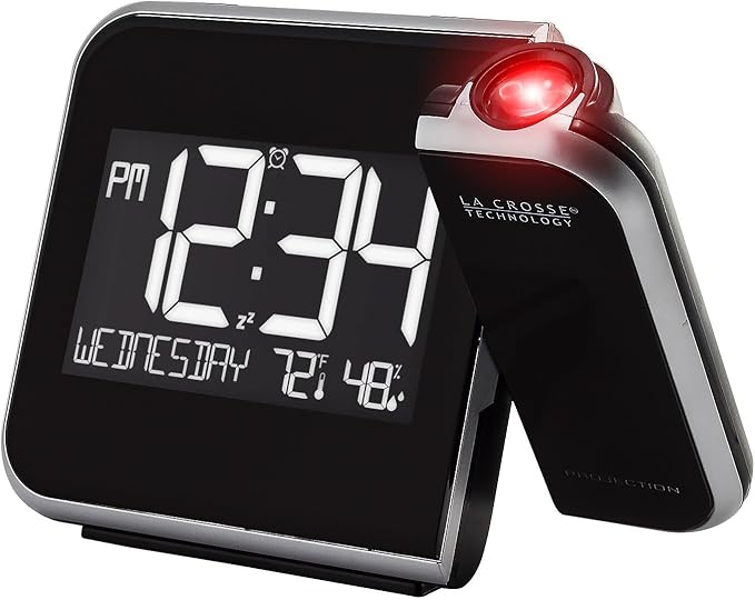 La Crosse Projection Alarm Clock With Temp. And Hu
