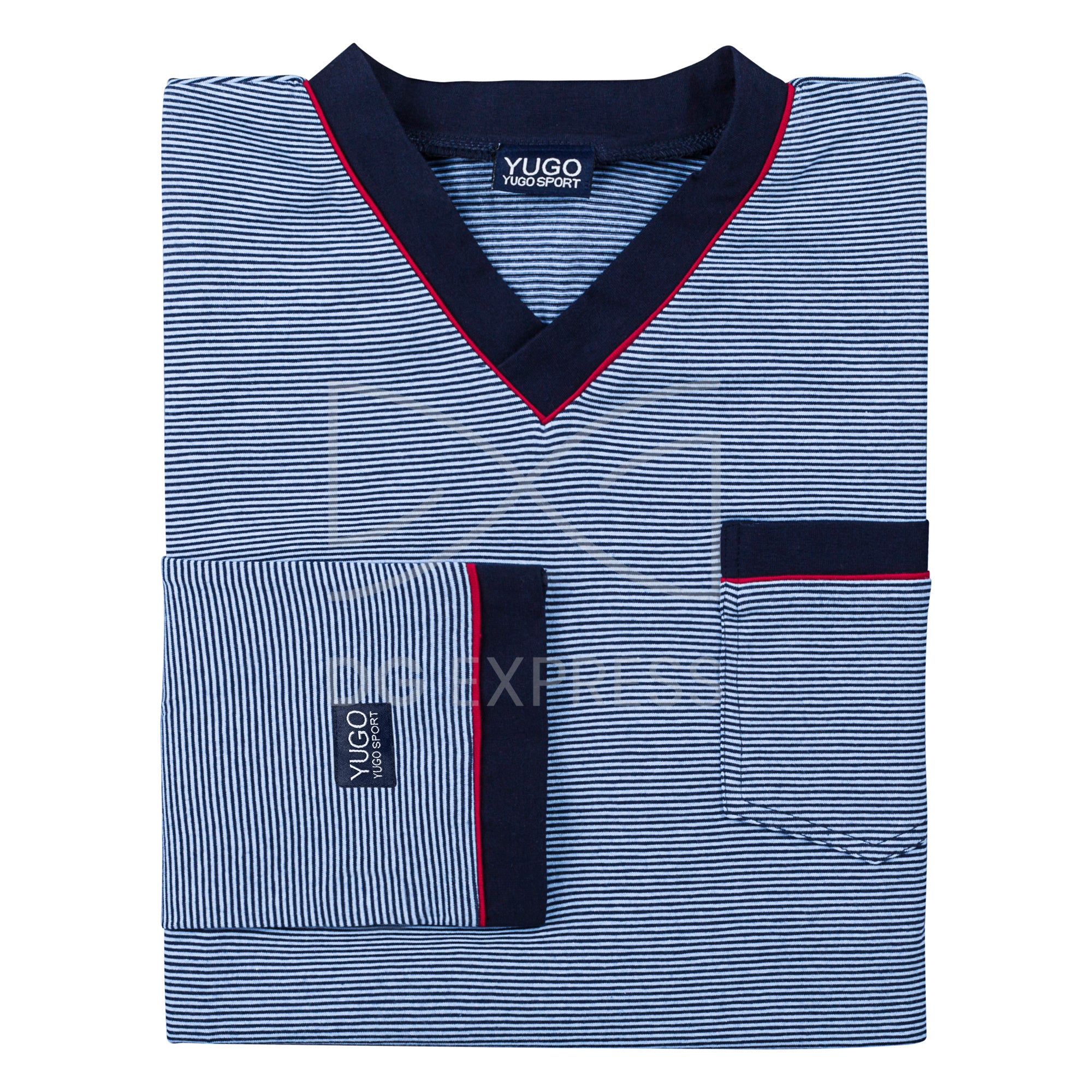 Yugo Men's Navy Pajamas #9283