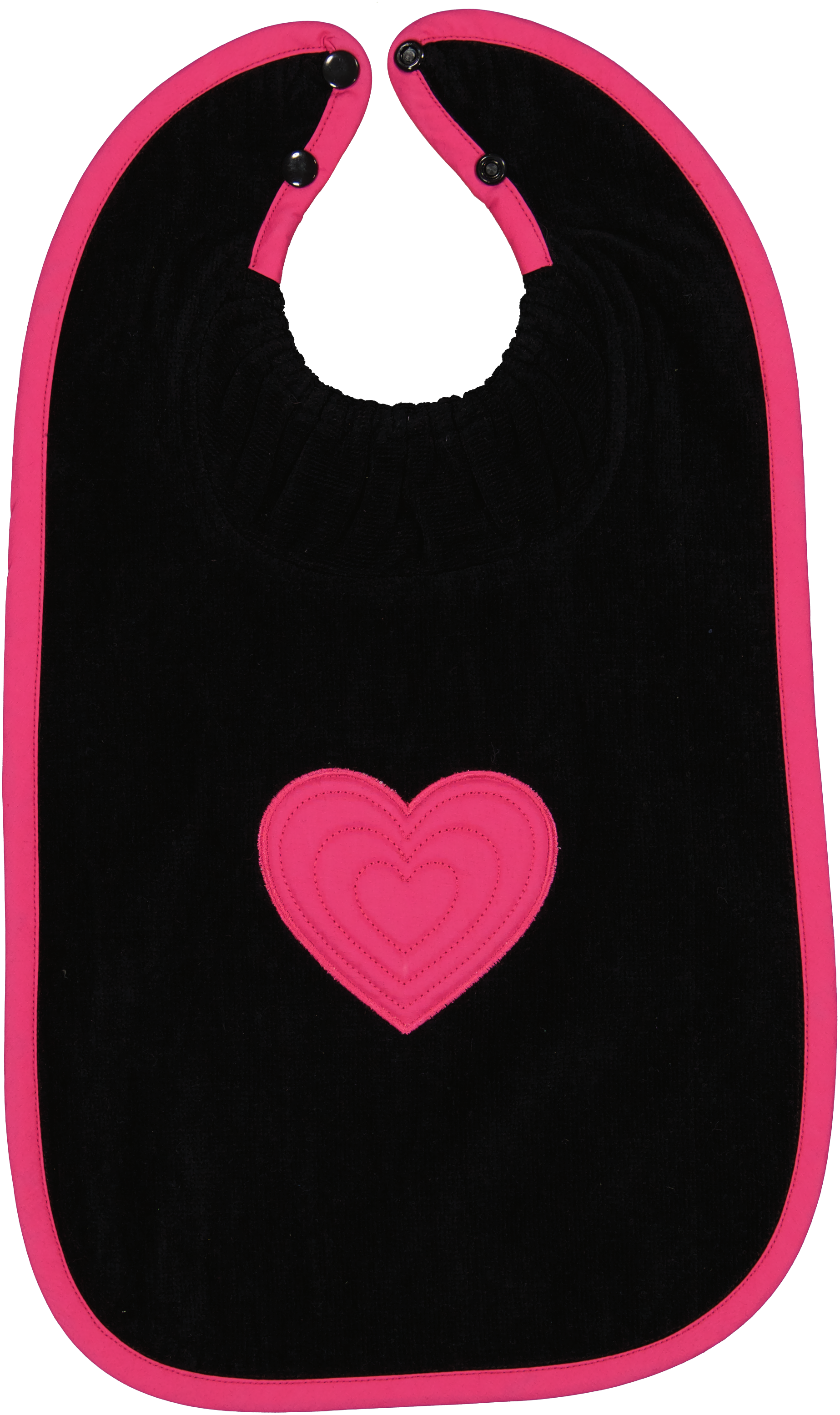 Argail Pink Puffer Heart Kids Bib