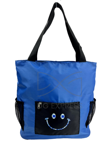 Abstract Boy's Checkered Tote Bag