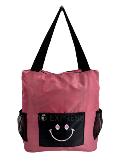 Abstract Girls Checkered Tote Bag