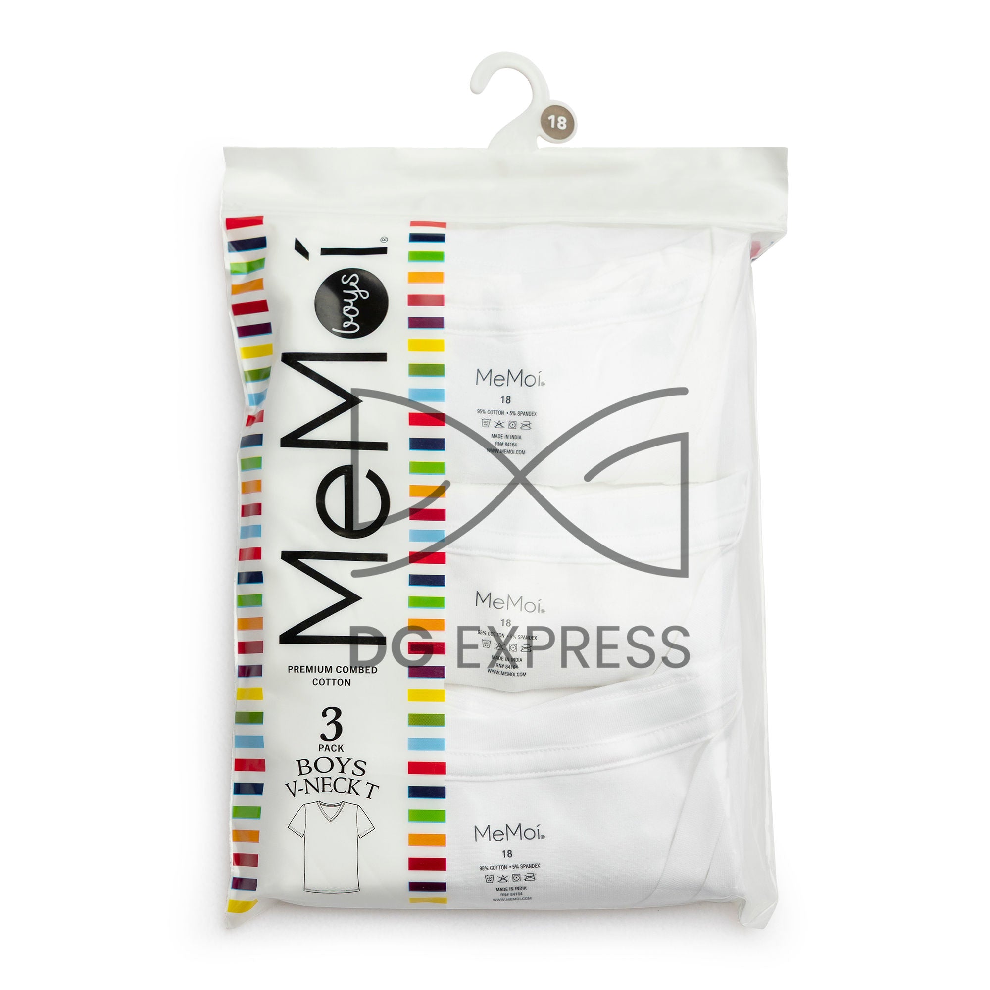 Memoi Boy's V-neck Undershirts