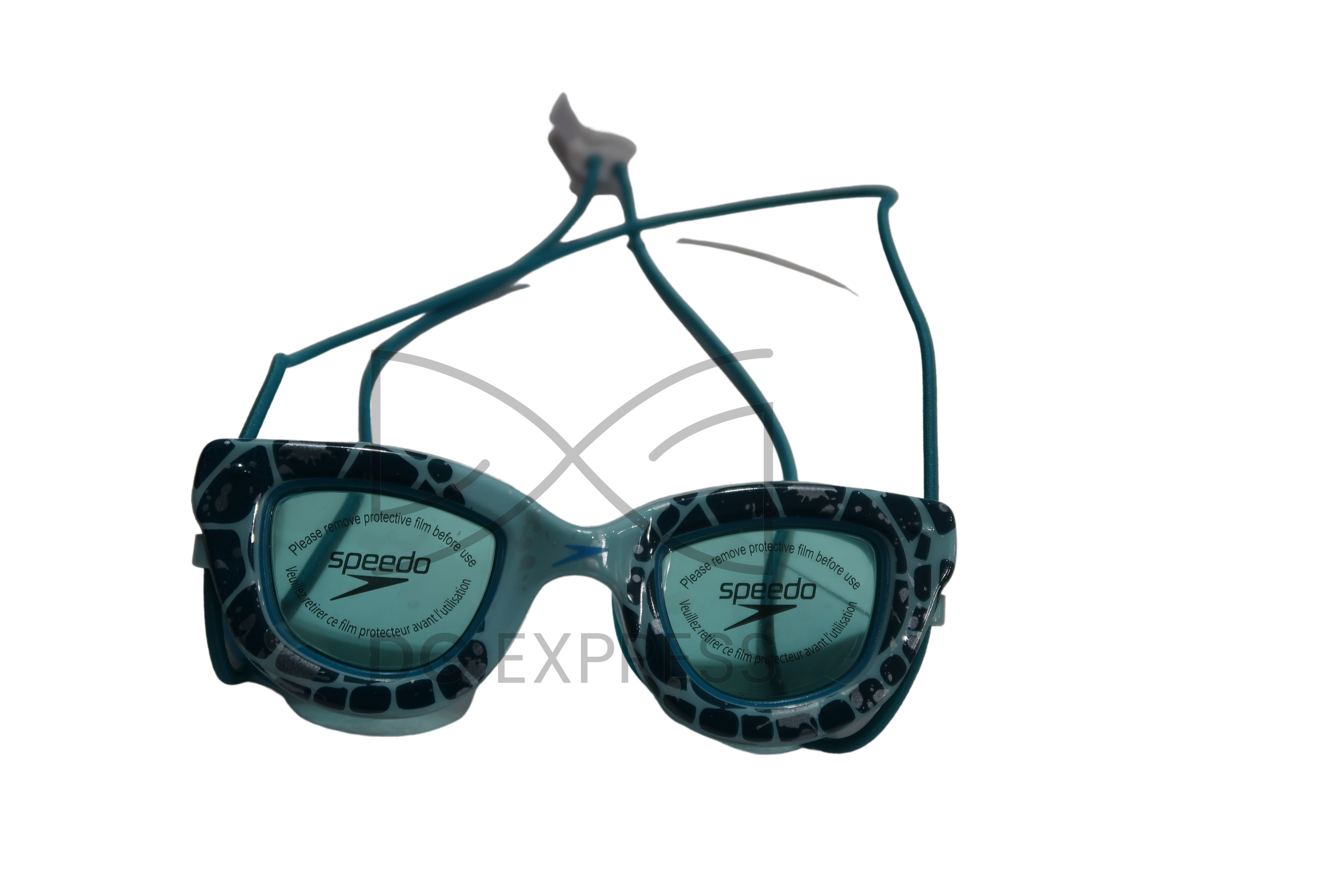 Speedo Kid's Teal Goggles With Comfee Bungee