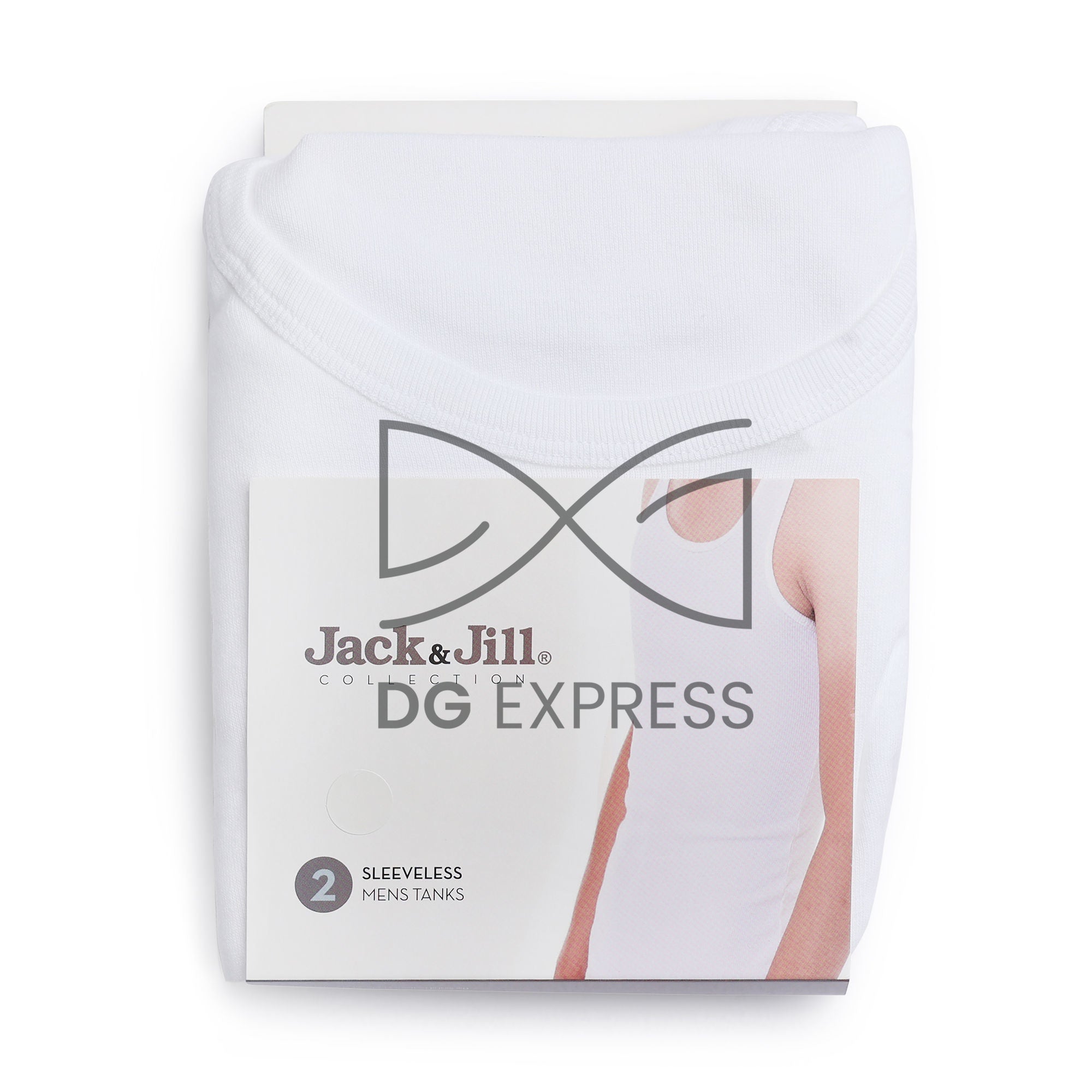 Jack&Jill Mens Sleeveless Undershirts