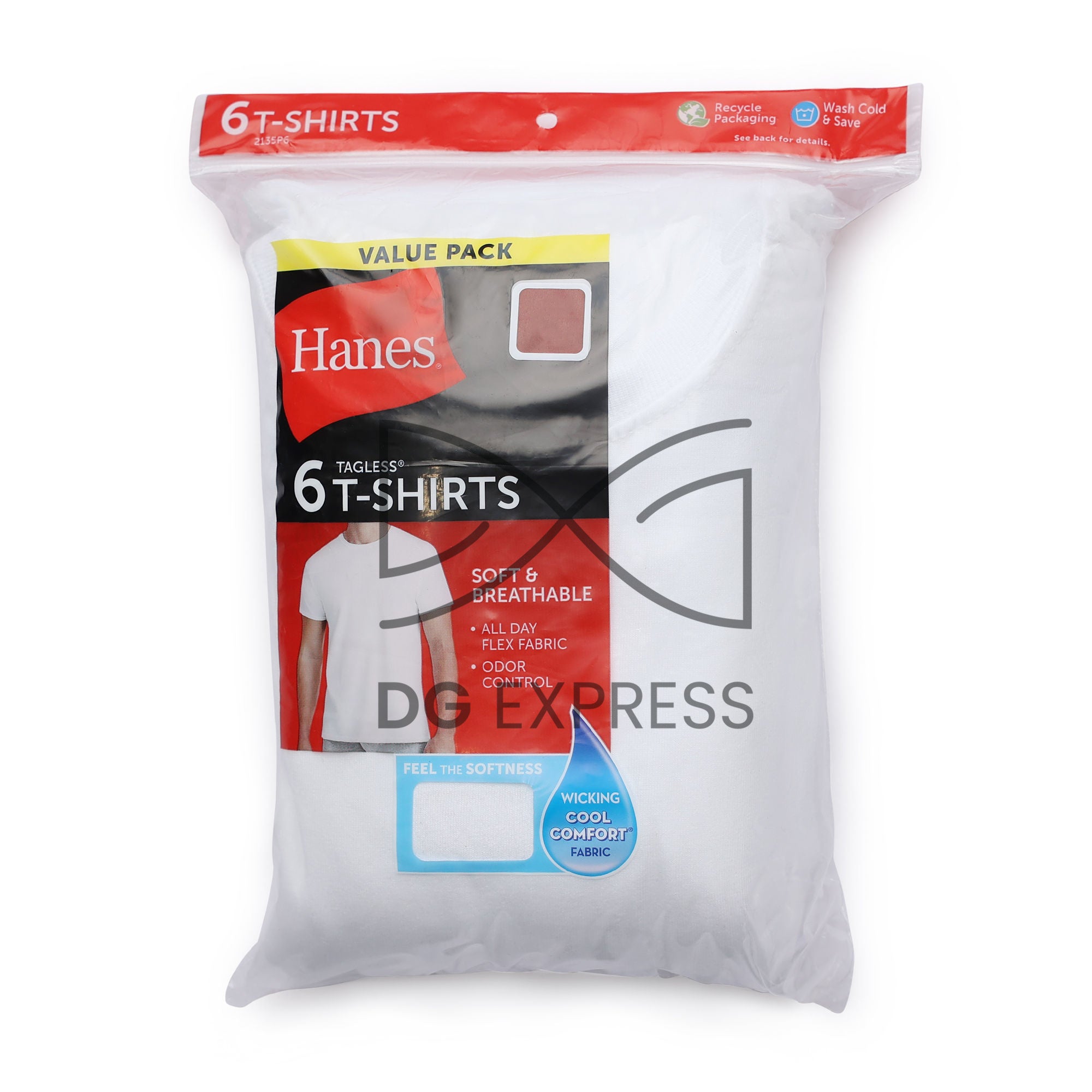 Hanes Men's V-Neck Undershirt 6pk