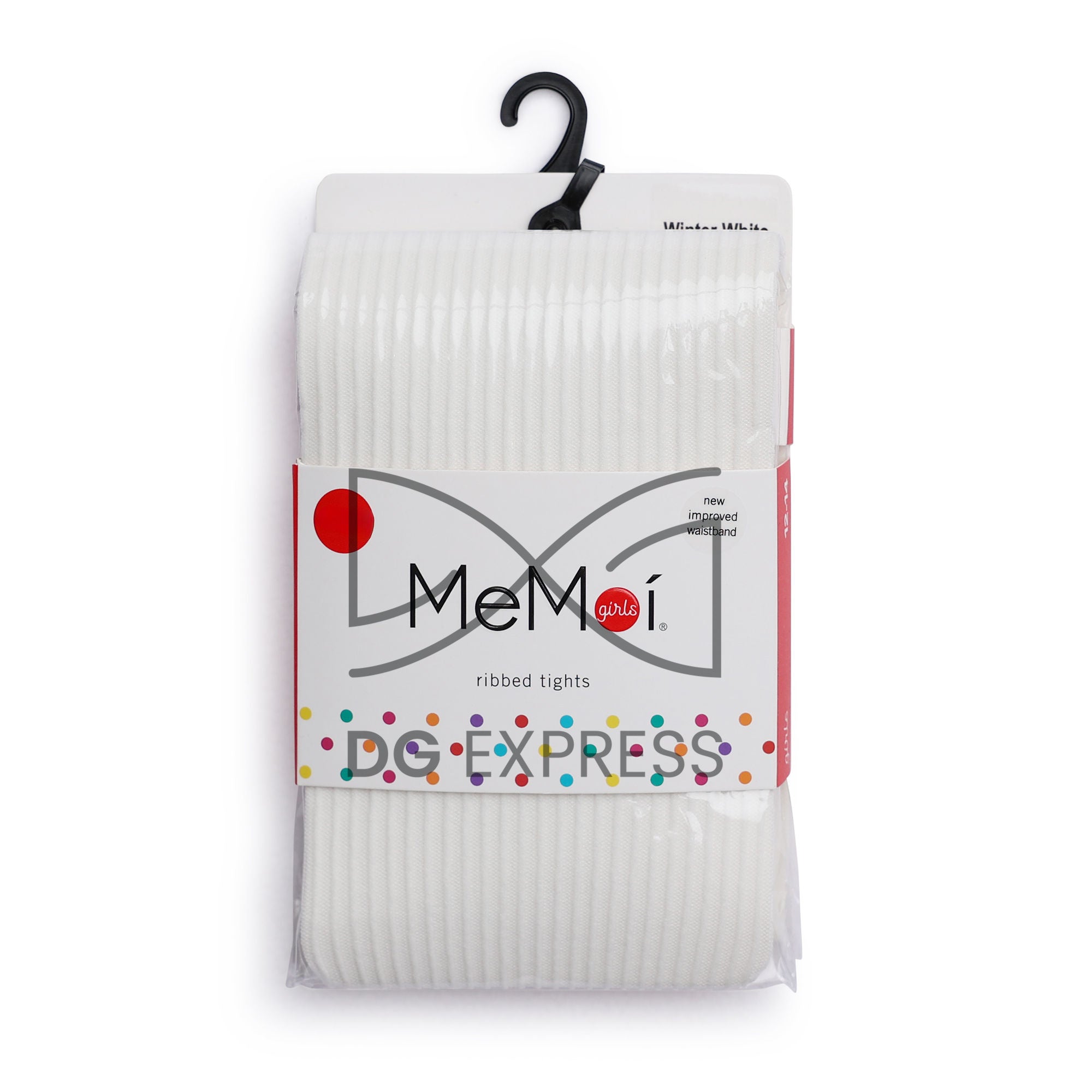 Memoi Girls Microfober Ribbed Tights