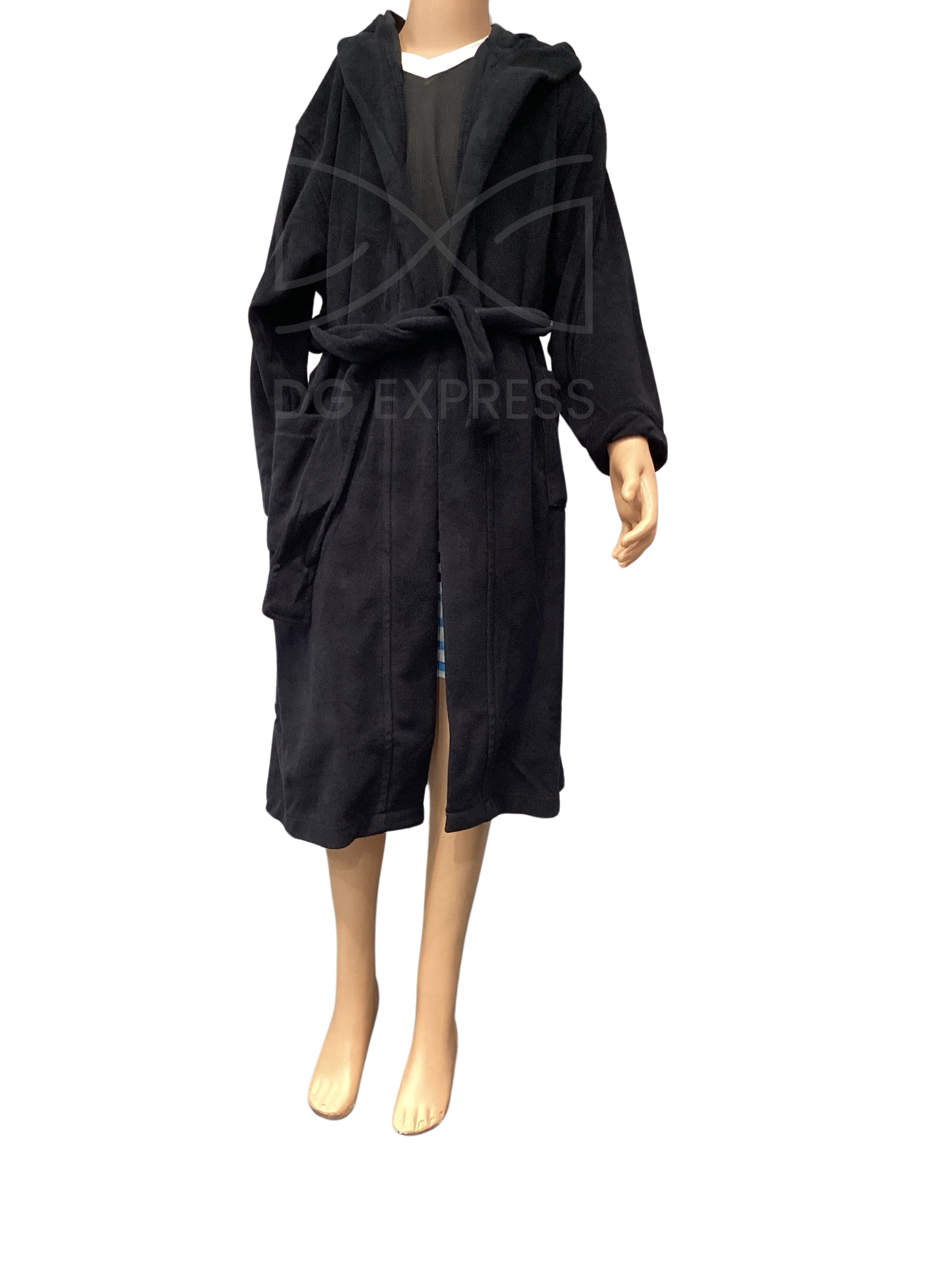 Bamfort Boy's Black Terry Robe