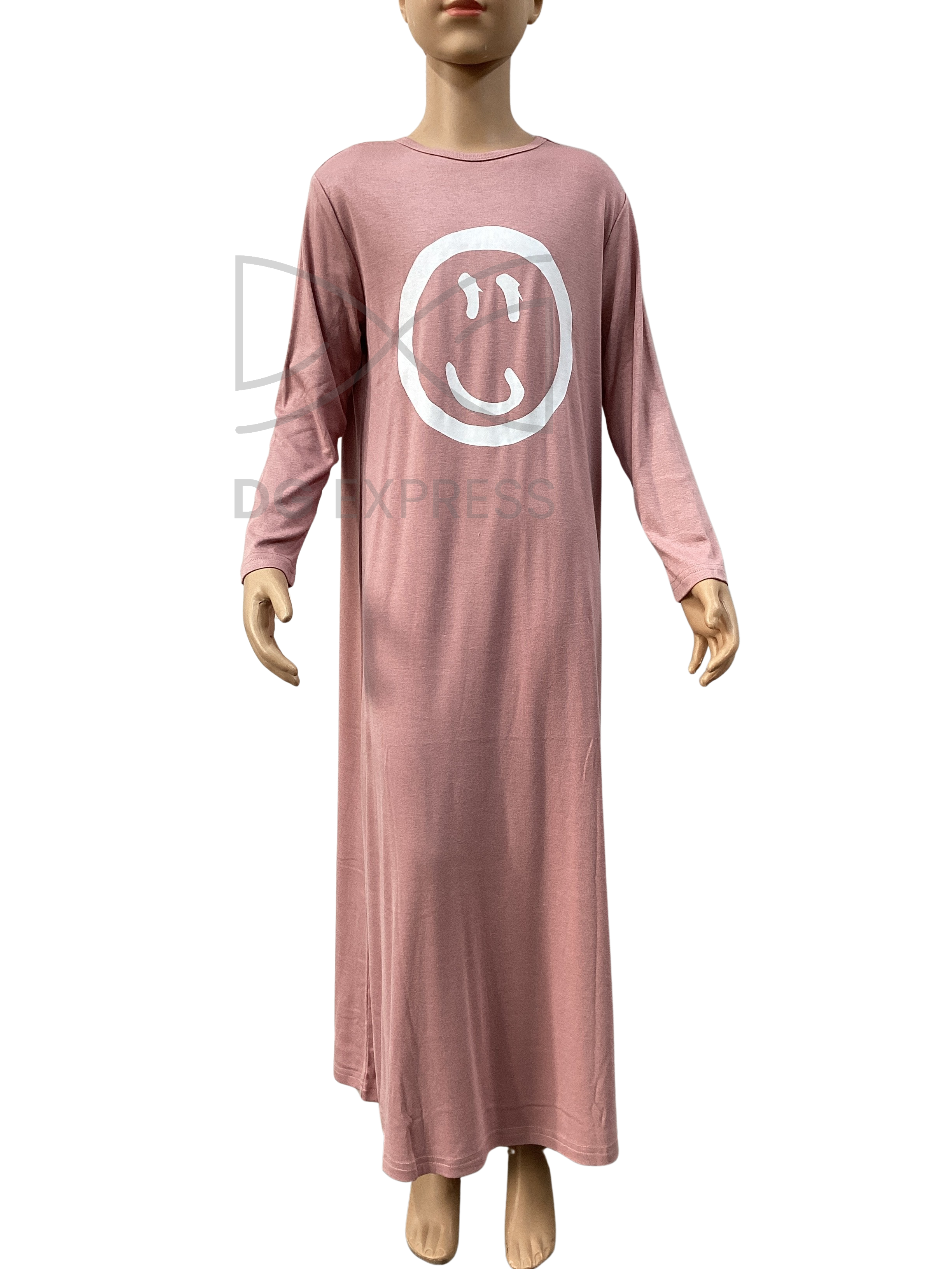 Sister Fruit Girl's Mauve Smily Night Gown