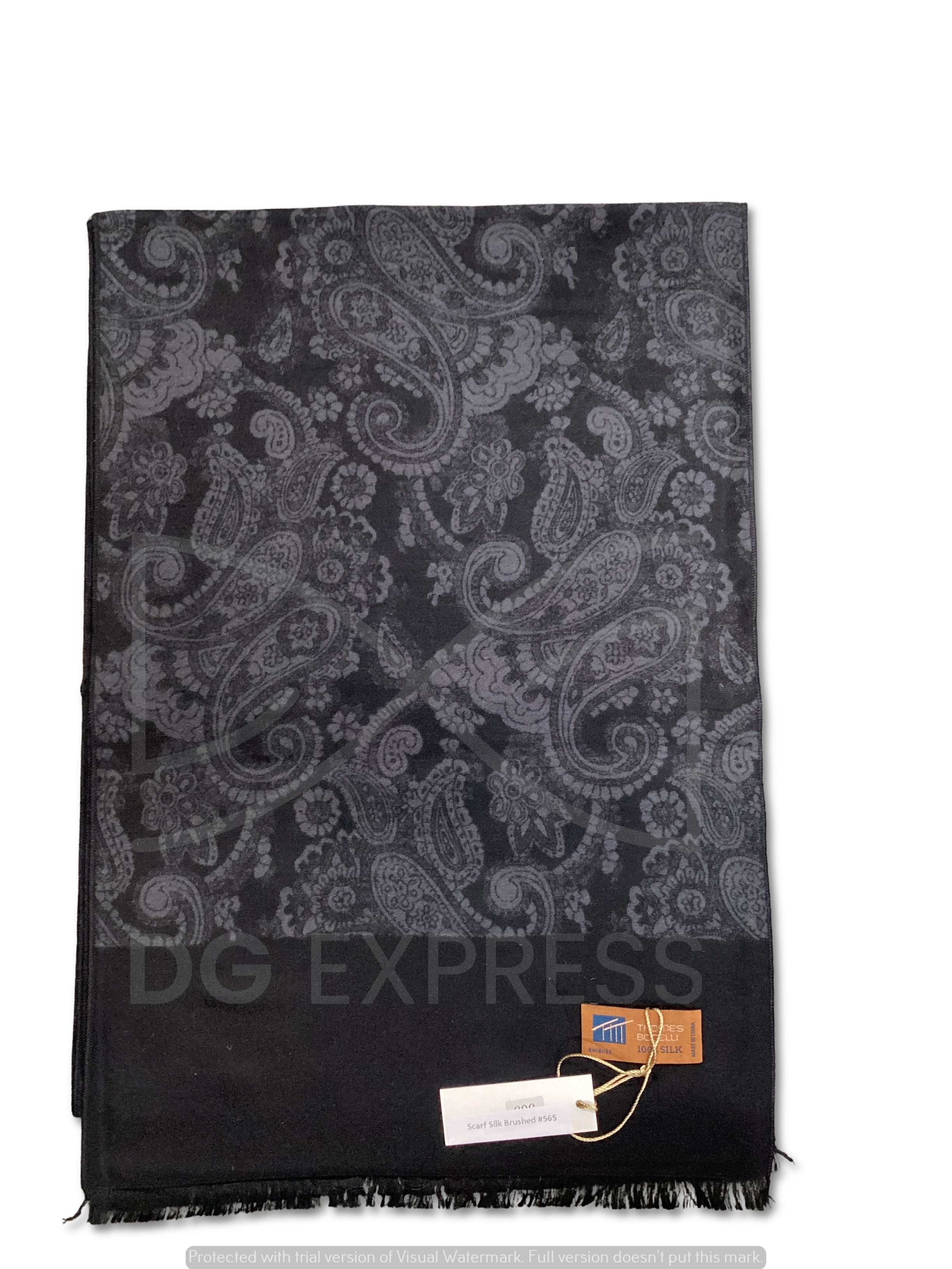 Thomes Bocelli Men's Brushed Silk Scarf #565