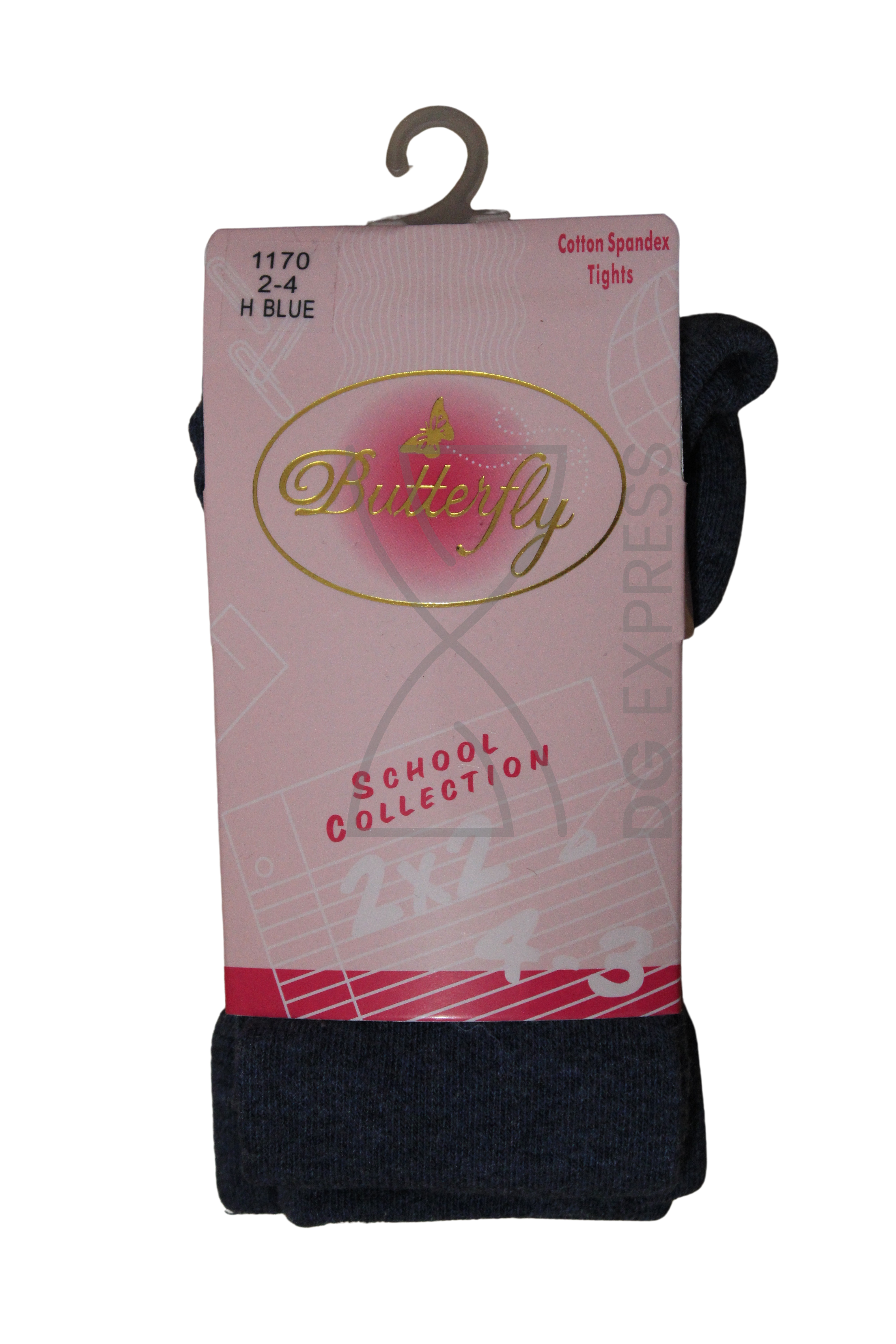 Butterfly Girls Flat Cotton Tights