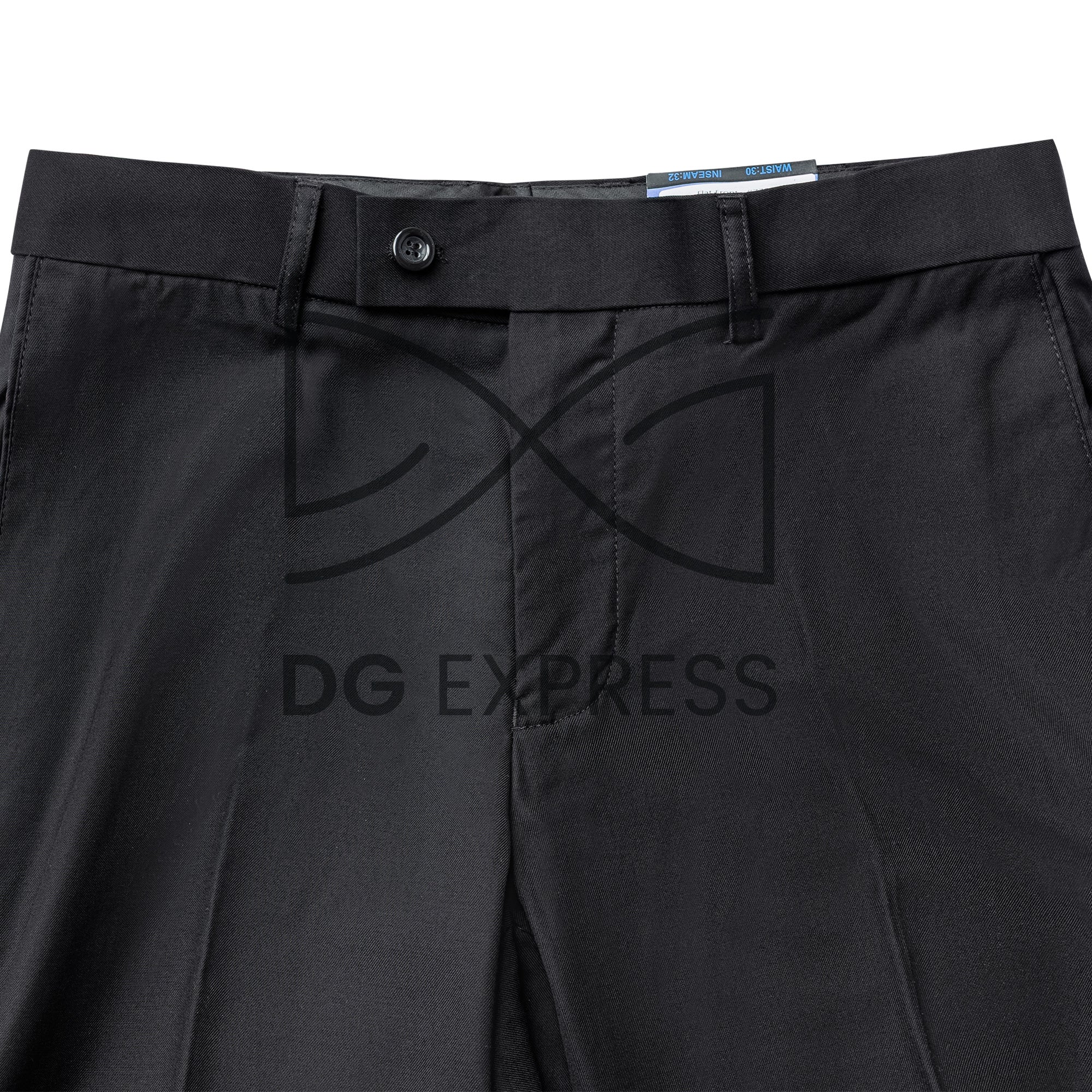 Madison Avenue Mens Black Dress Pants