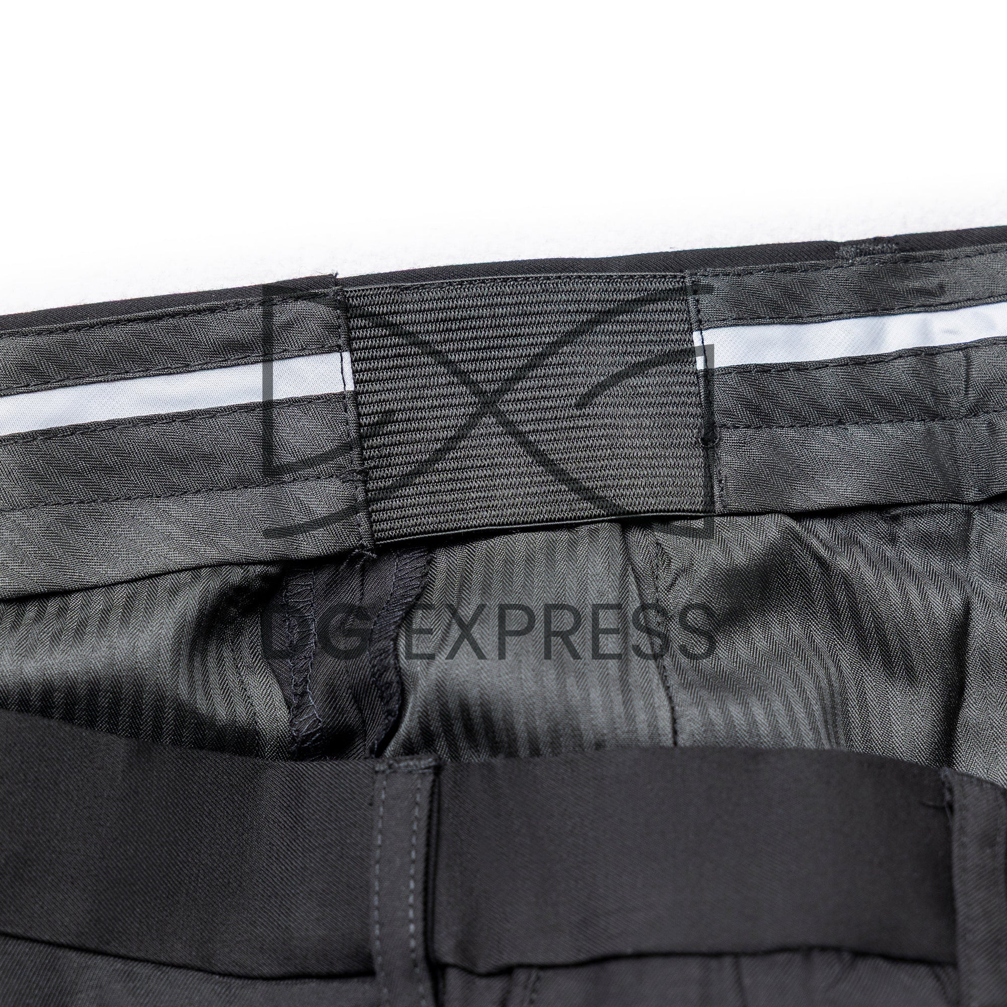 Madison Avenue Mens Black Dress Pants