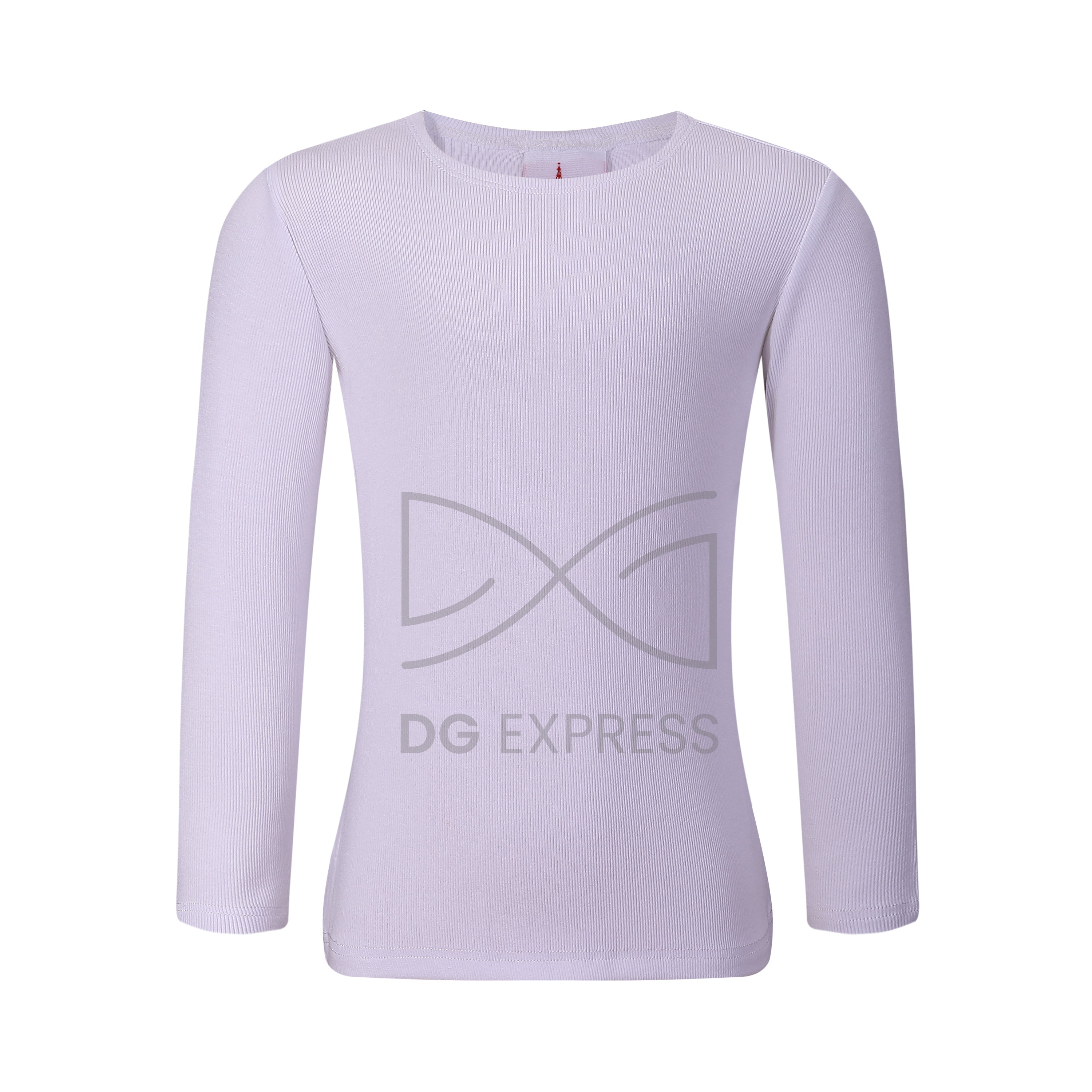 Landskid Girl's White Ribbed Shell