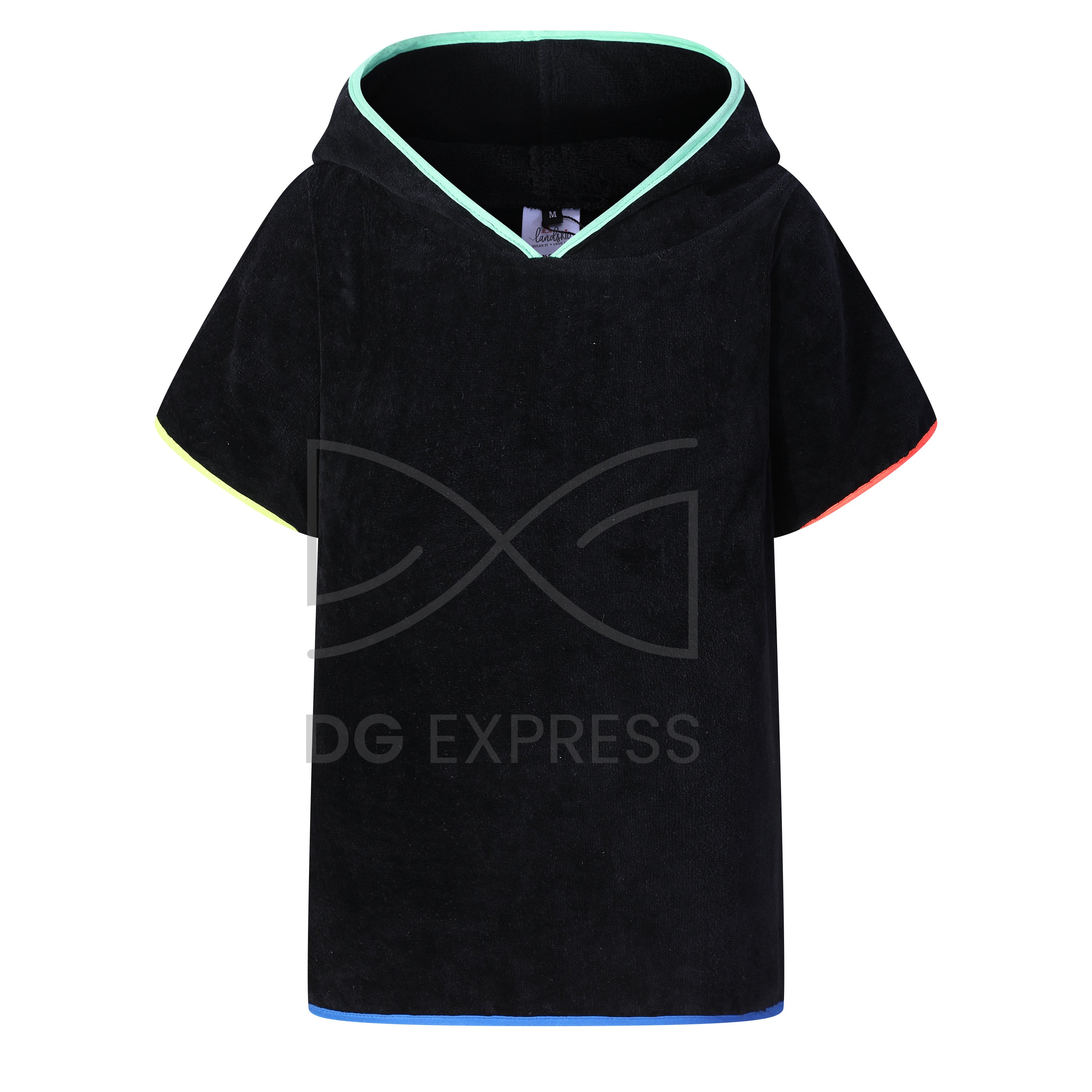 Abstract Boy's Towel Poncho