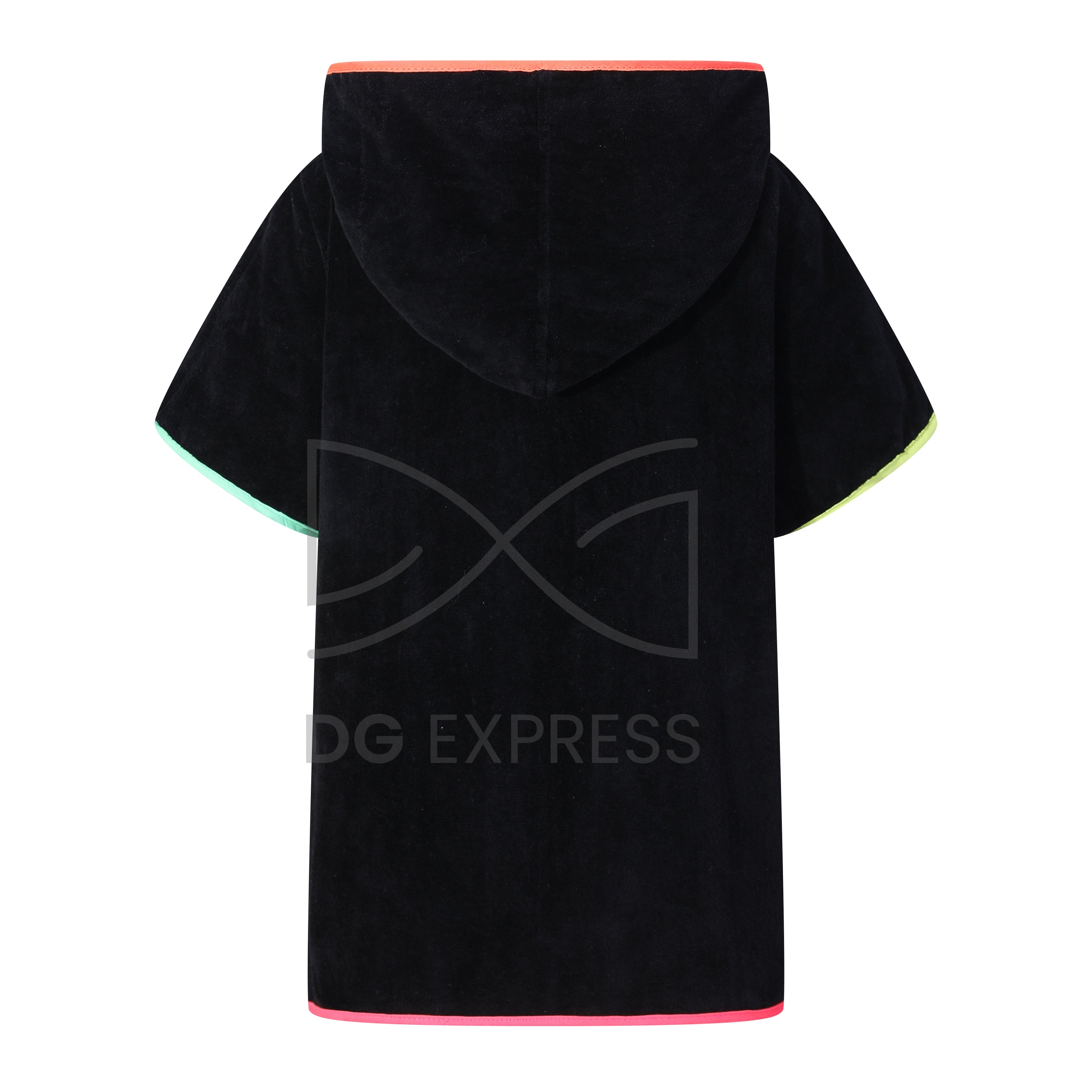 Abstract Girl's Towel Poncho