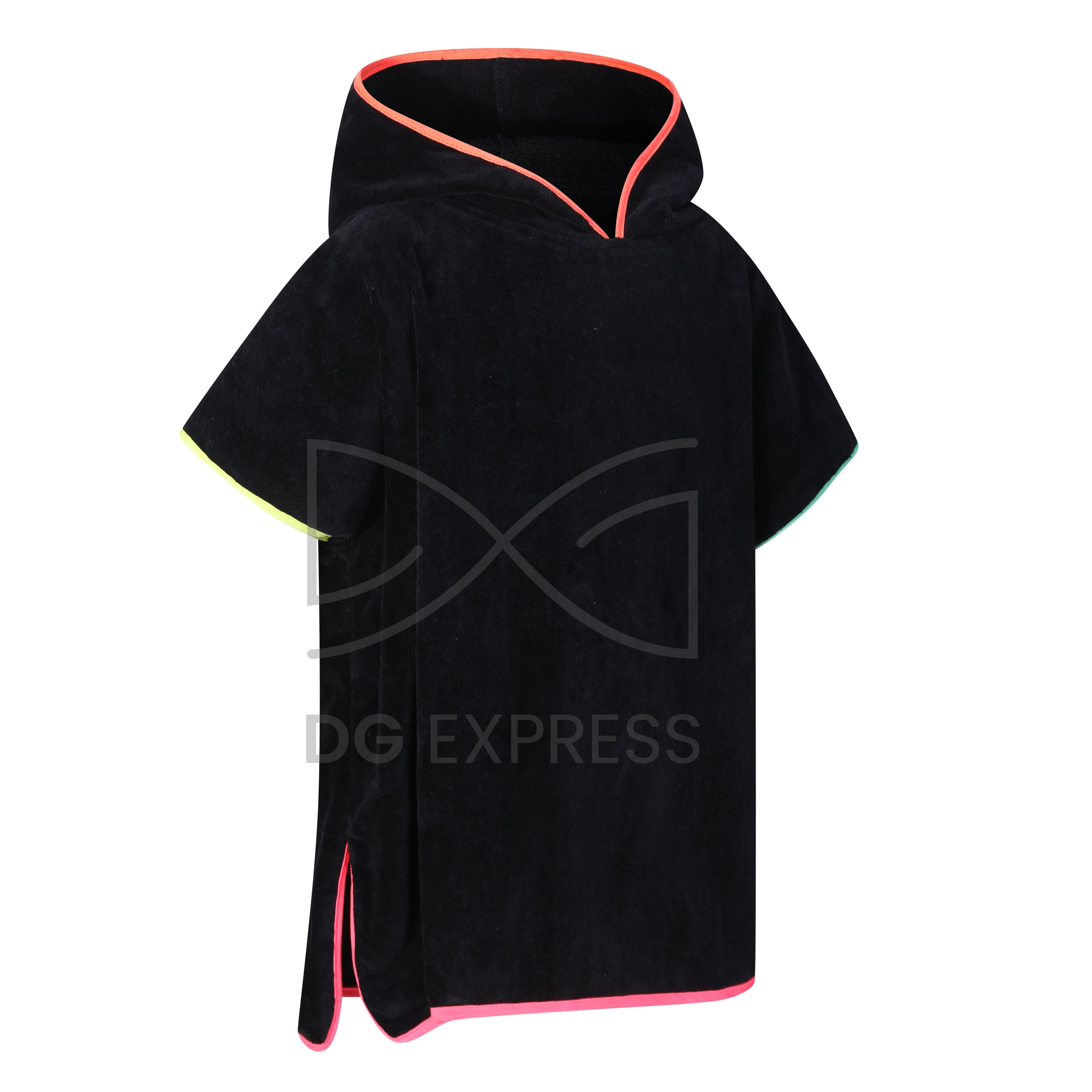 Abstract Girl's Towel Poncho