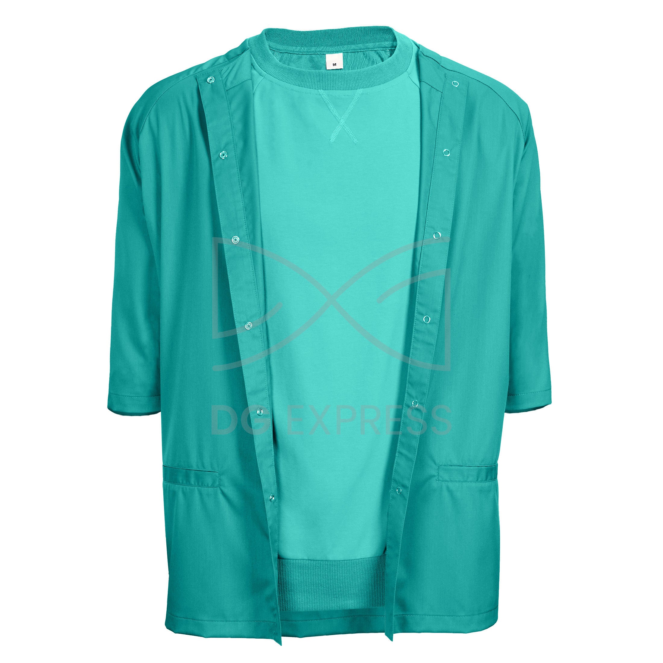 Modest Wear Cleaning Apron With Snaps