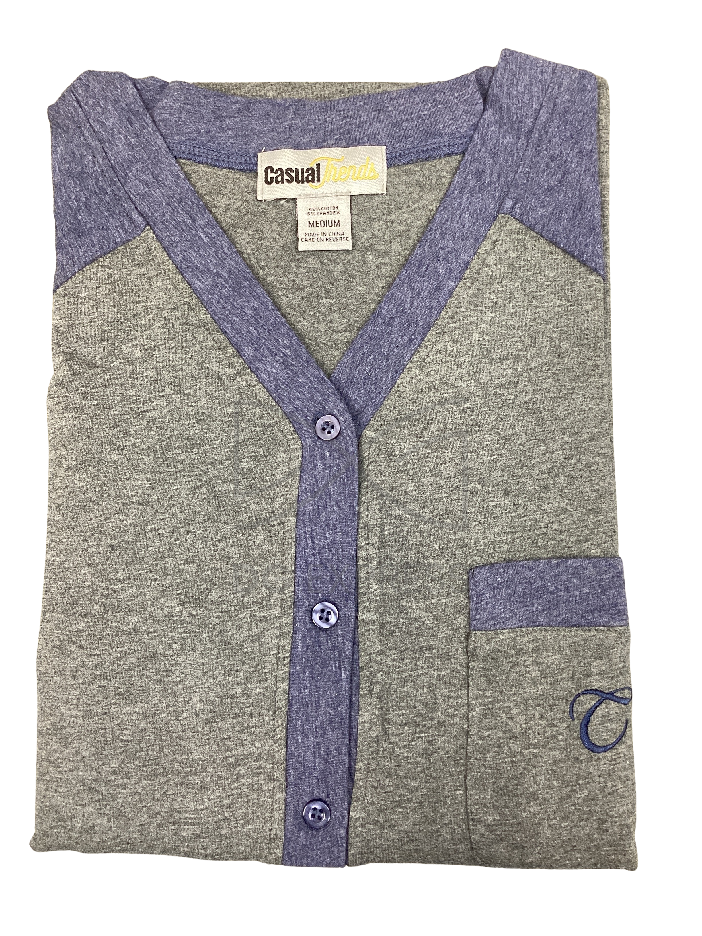 Robes King Mens Knit Night Shirt