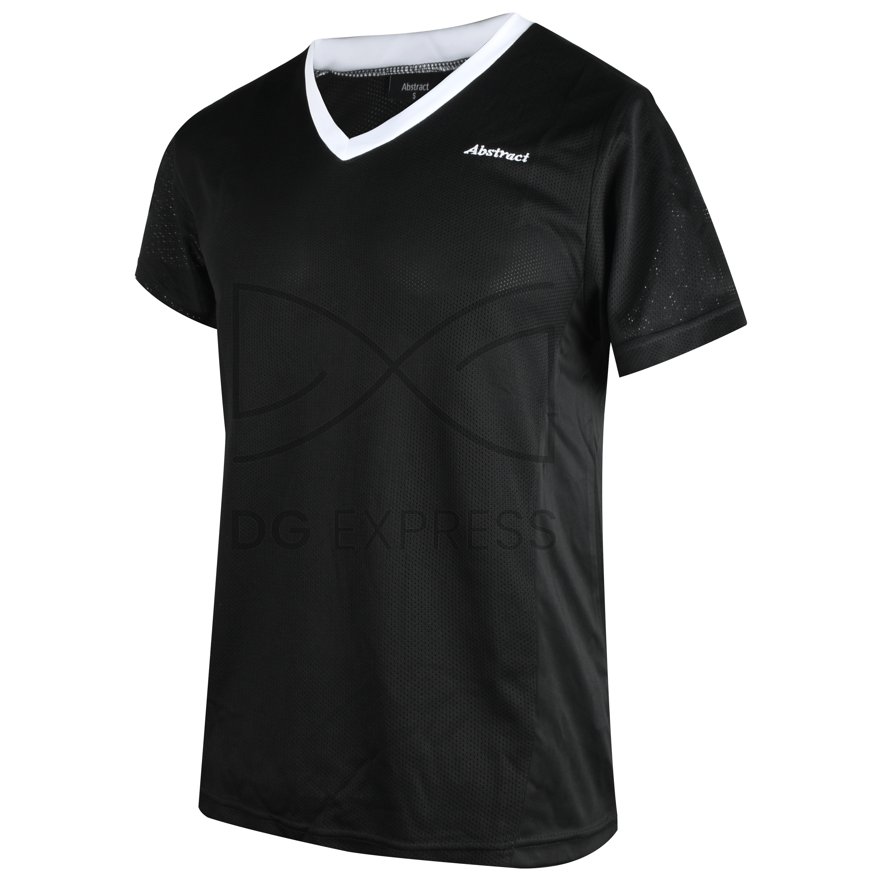 Abtract Boy's Black Bathing T-Shirt