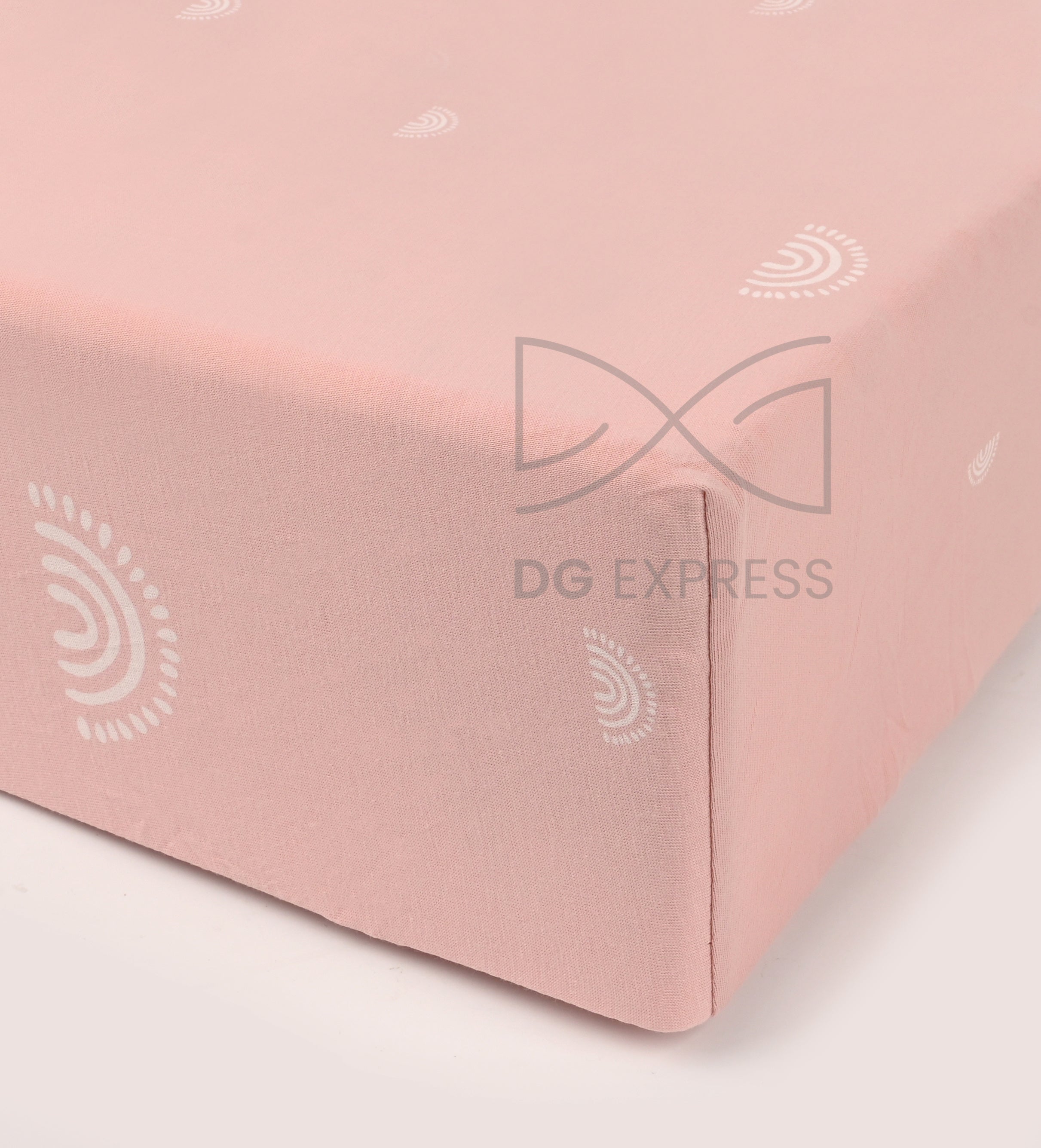 Little Pipers Mauve Rainbow Crib Sheet