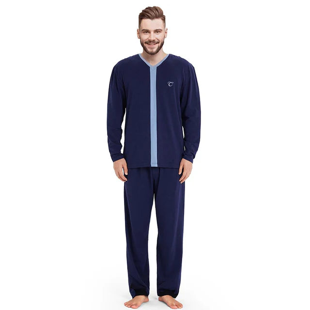 Robes King Mens Knit Pajamas