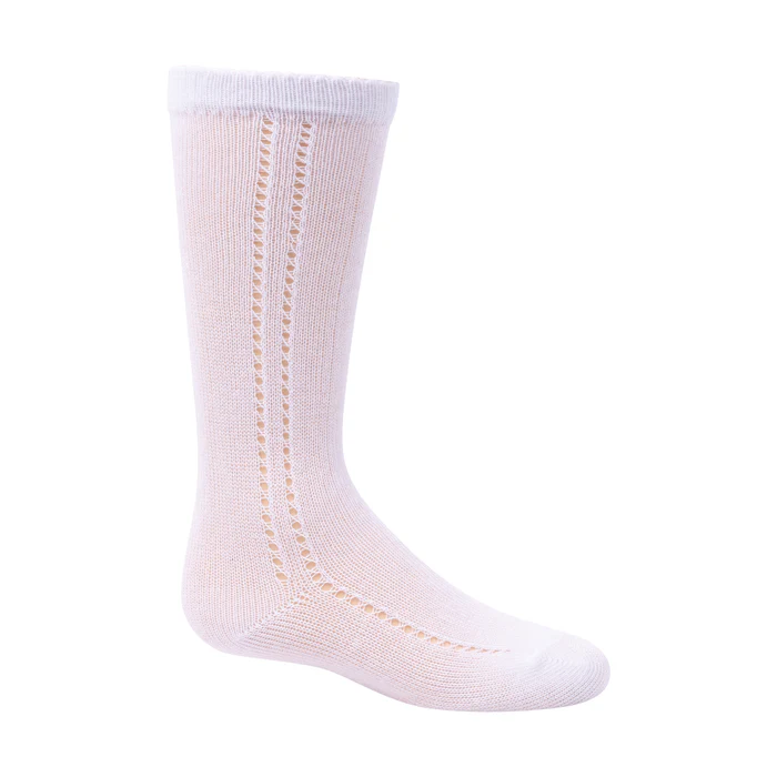 Zubii Kid's Side Crochet Knee Socks