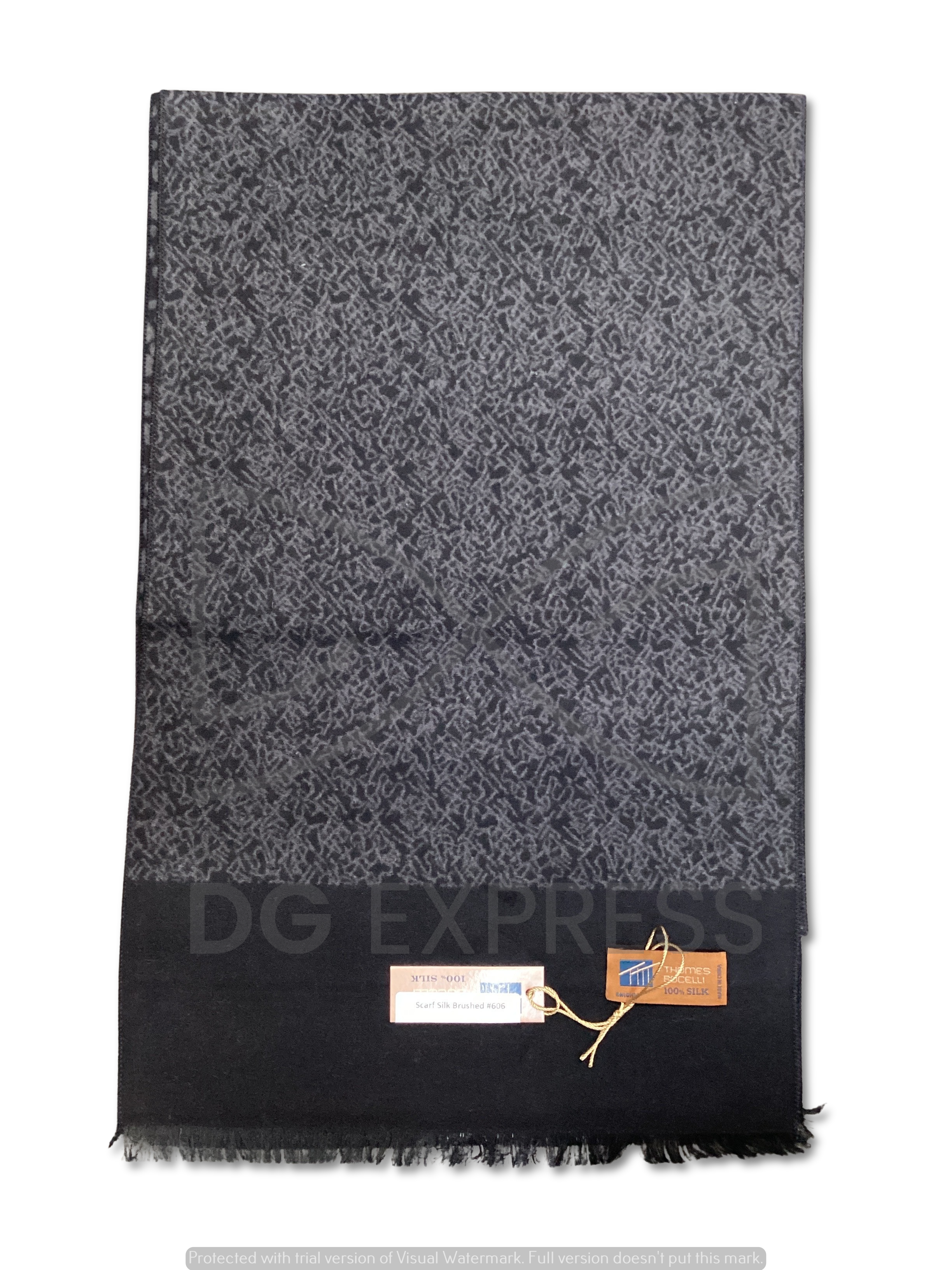 Thomes Bocelli Men's Brushed Silk Scarf #606