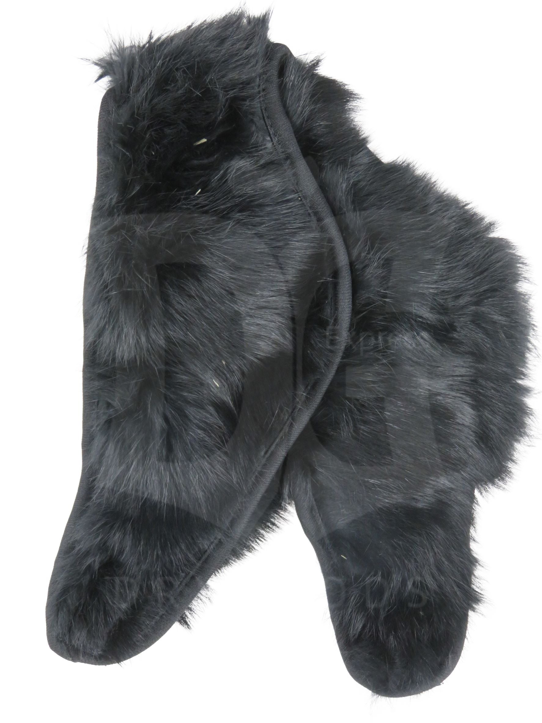 Sanremo Men's Rabbit Fur Earmuffs With Velcro