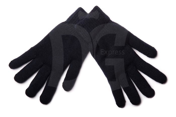 Zehu Gloves Knitted With Fur Lining
