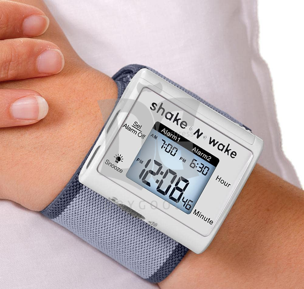 Shake -N- Wake Vibrating Wrist Watch