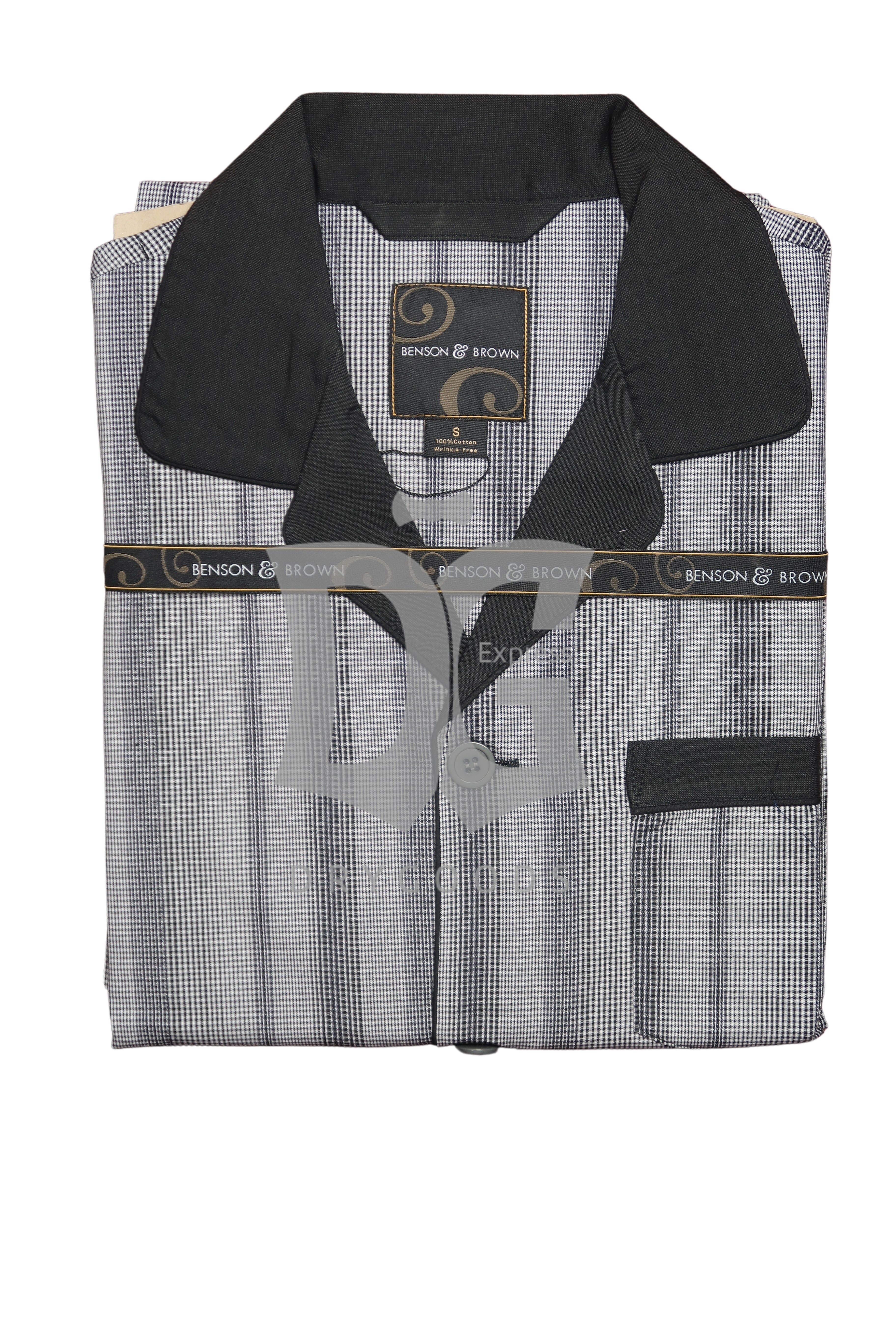 Benson & Brown Mens Cotton Pajamas