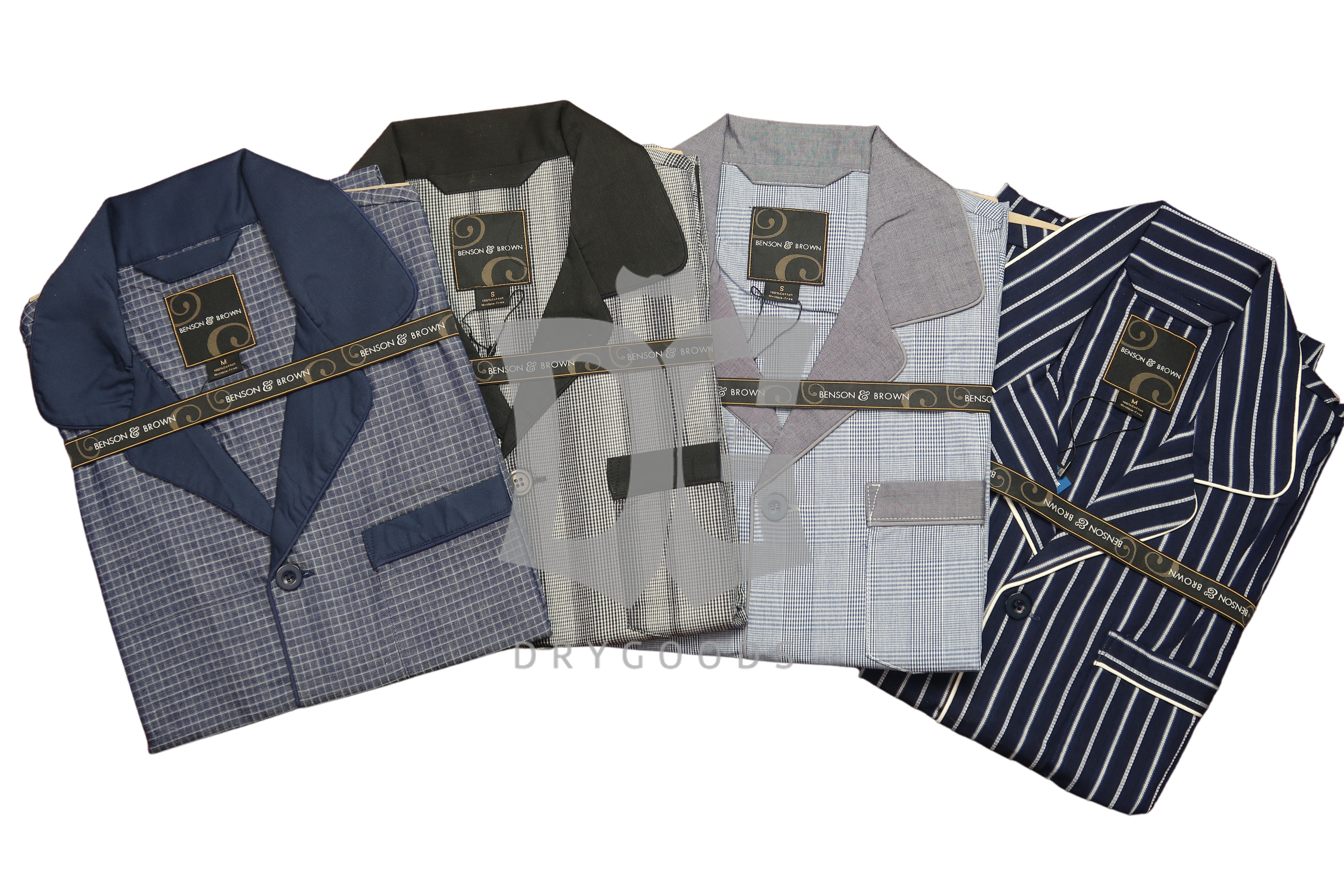 Benson & Brown Mens Cotton Pajamas