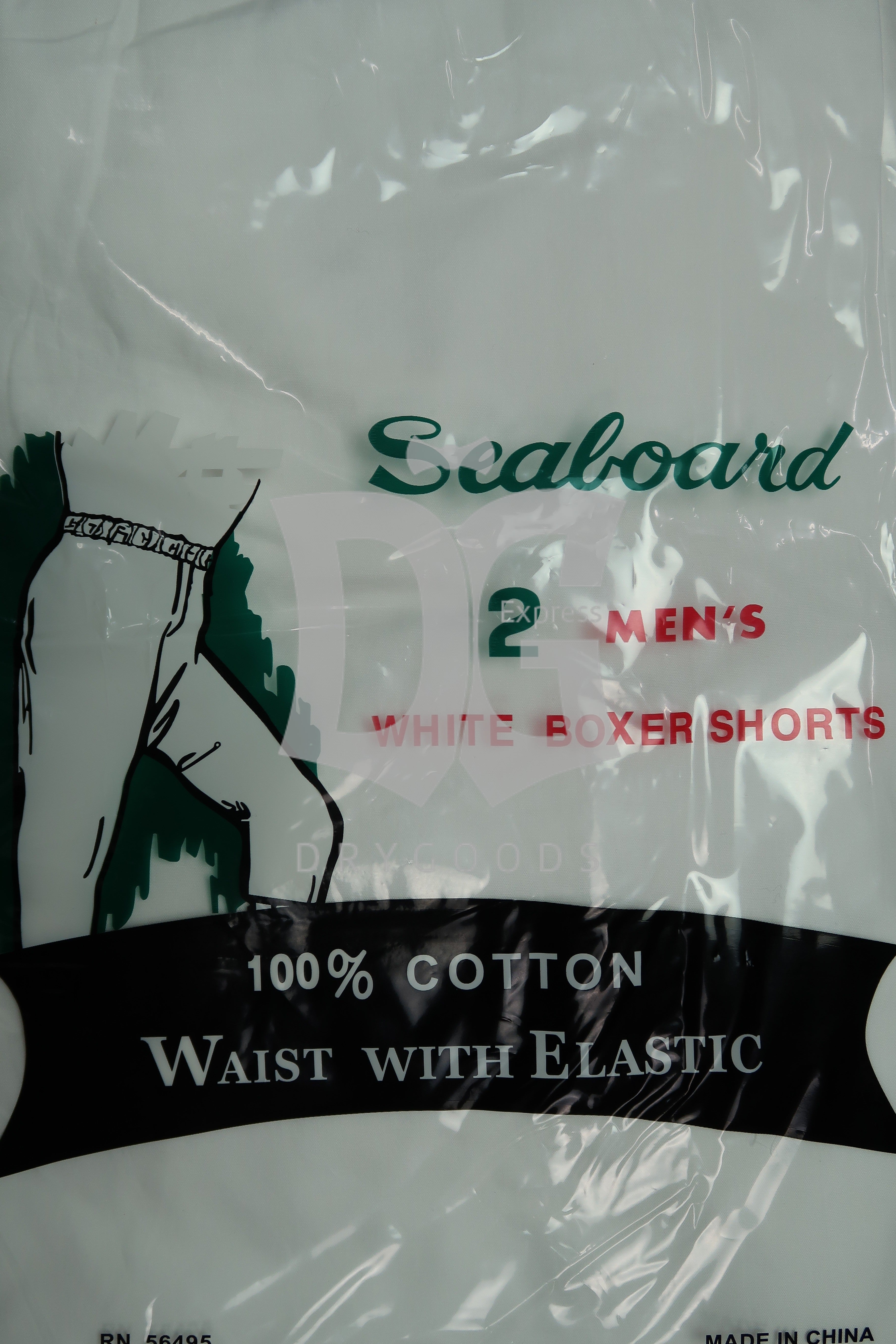 Seaboard Mens Chasidish Long Boxers 100% Cotton