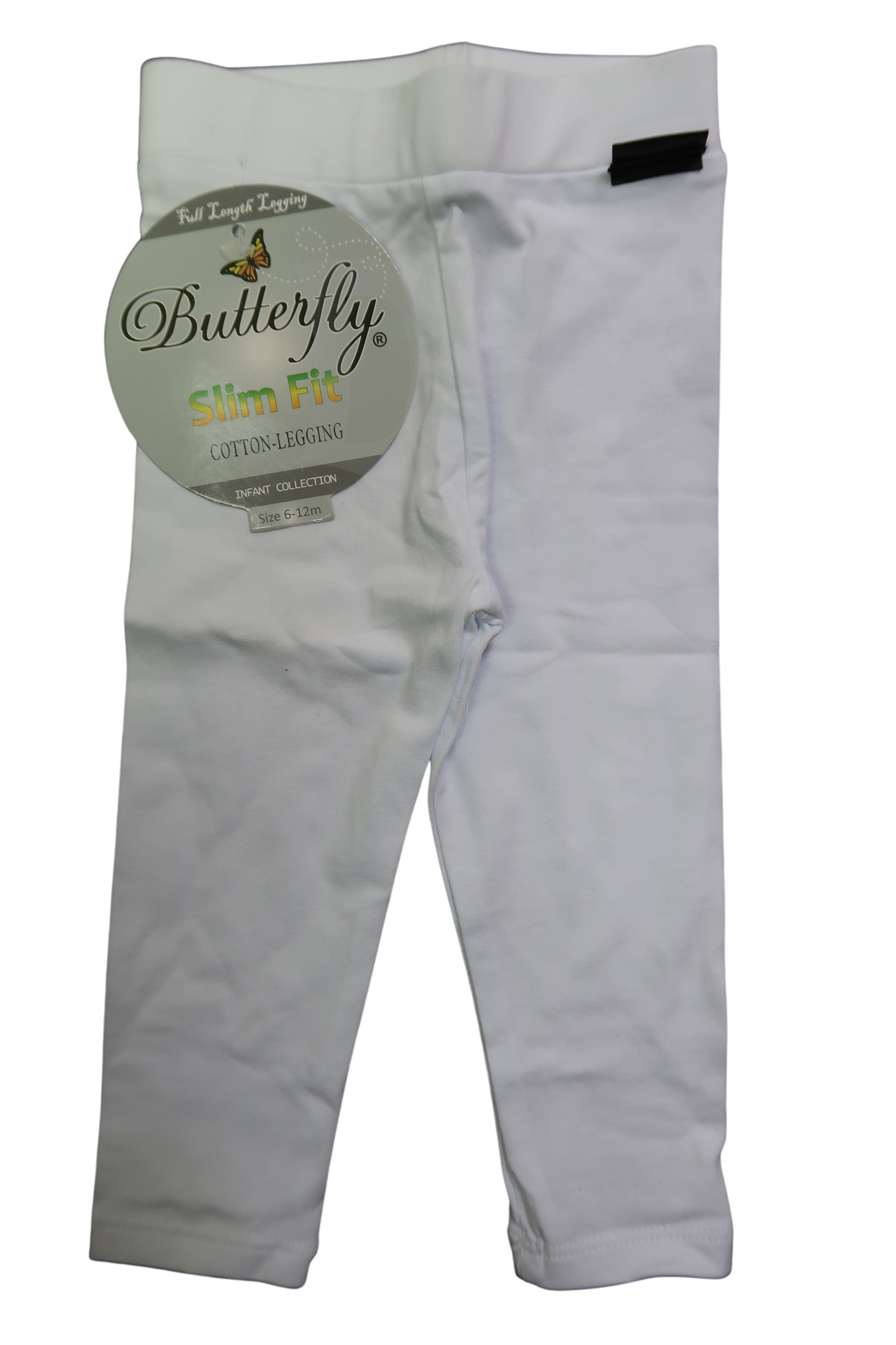 Butterfly Kids Cotton Knit Legging Slim Fit