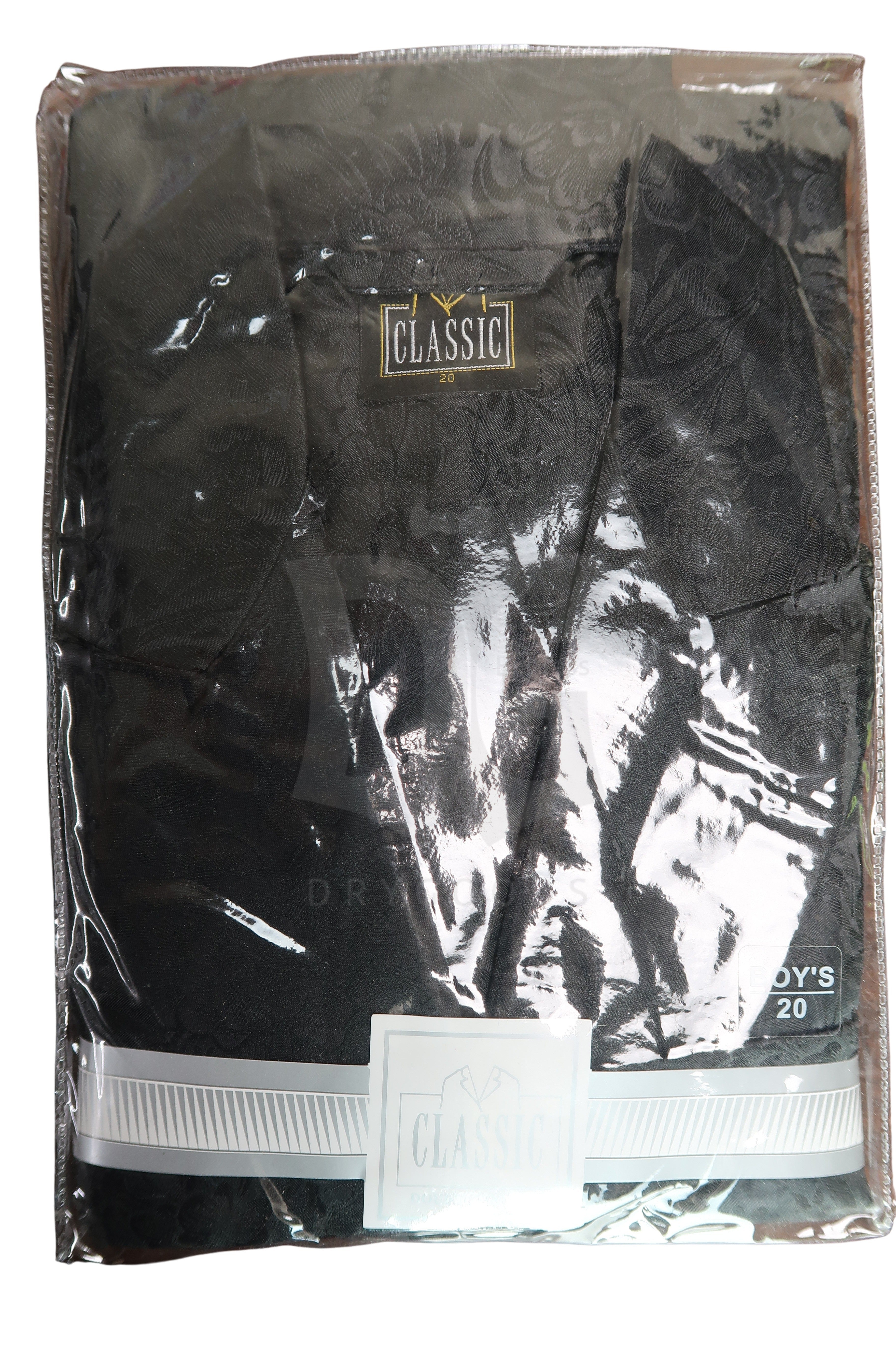 Classic Mens Designed Double Breasted Shiny Chalat