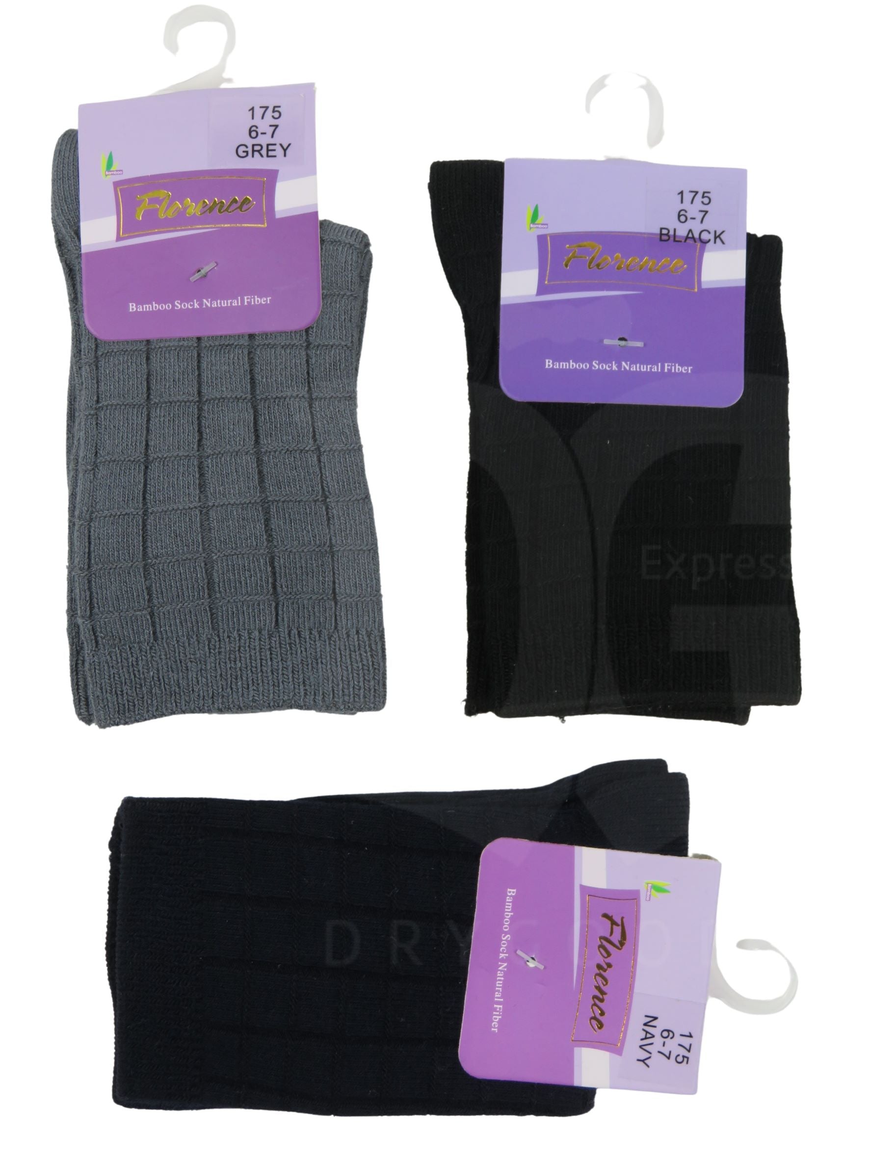 Florence Bamboo Boys Plaid Socks