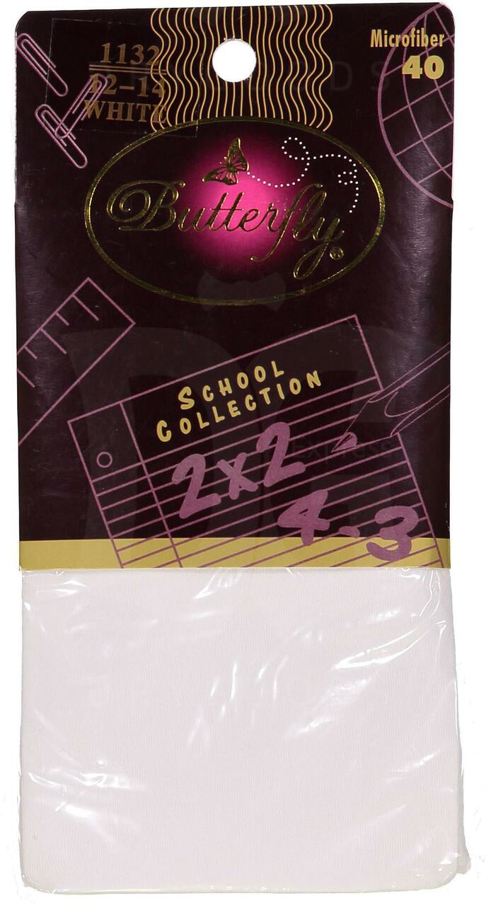 Butterfly School Collection Girls Microfiber Tight