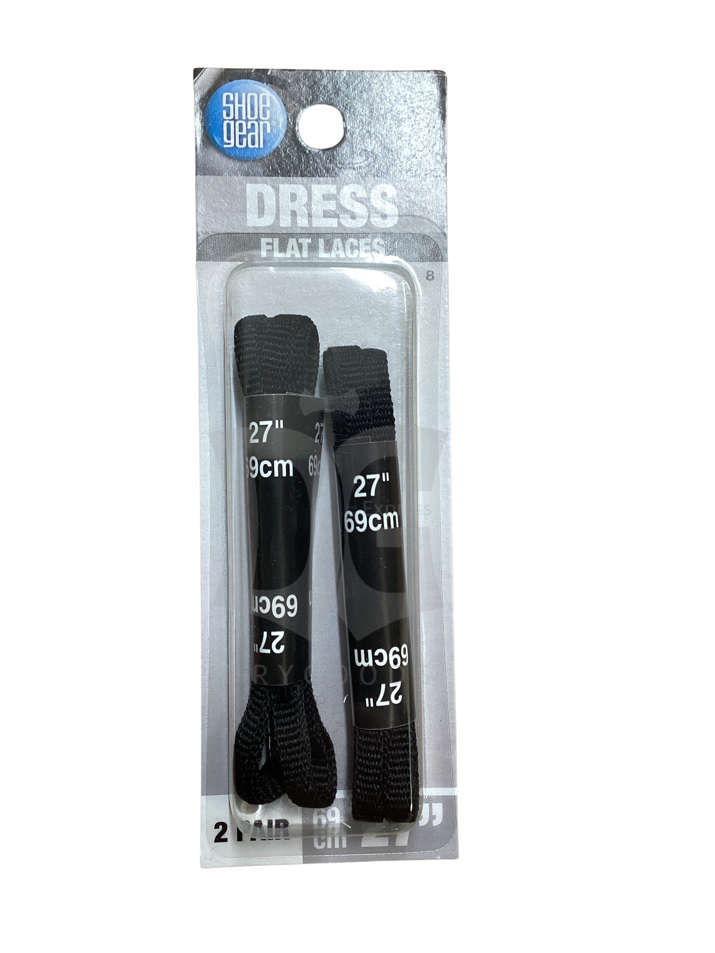 Shoe Gear Black Flat Laces