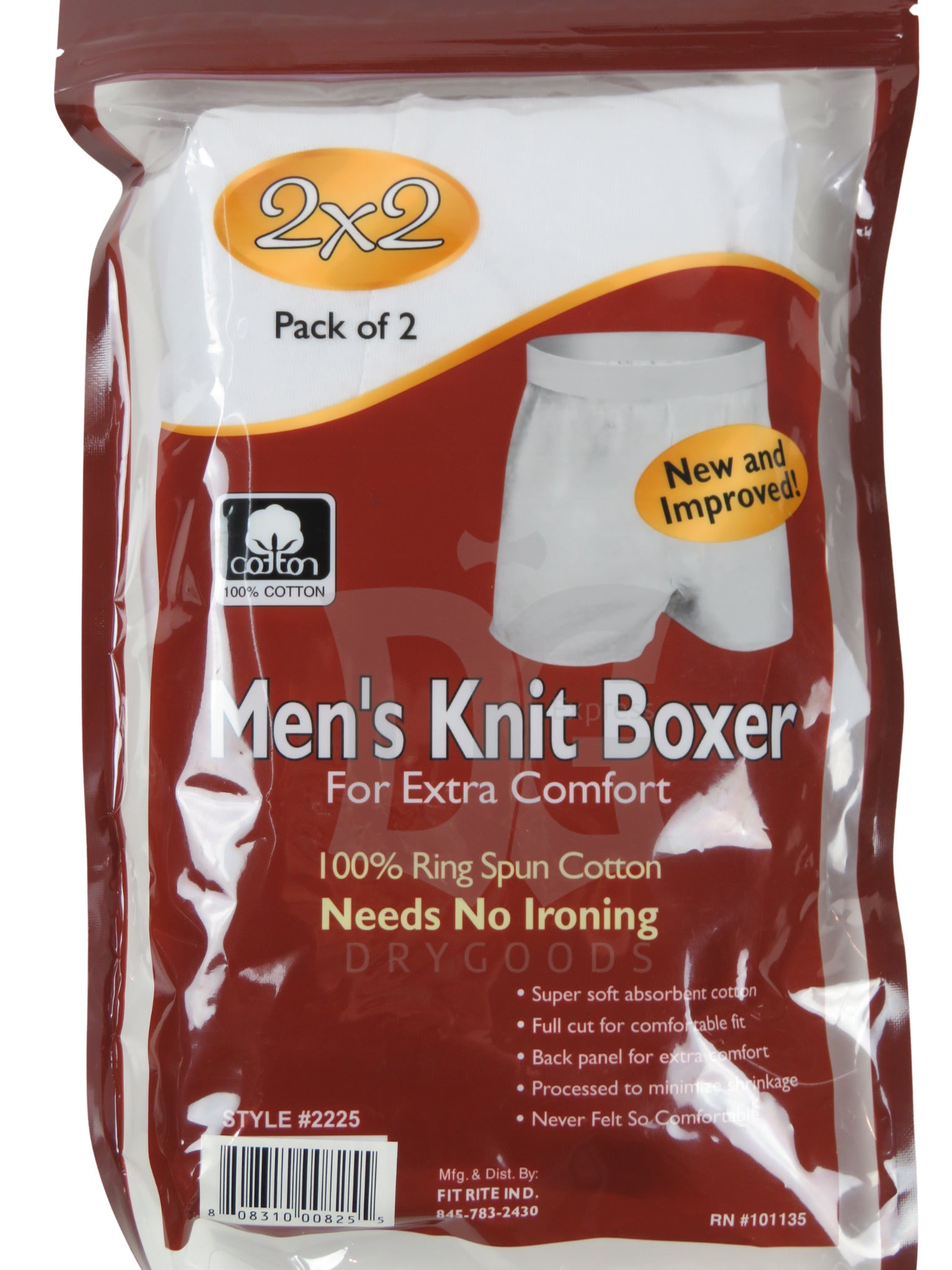 Comfort Knit Mens Knit Short Boxers