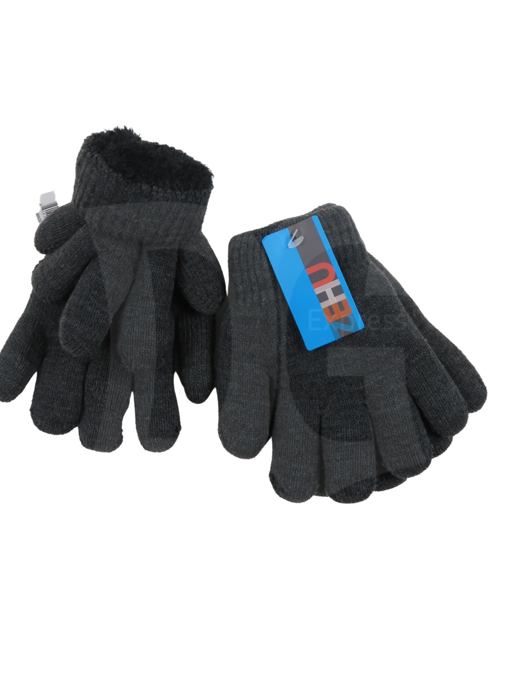 Zehu Gloves Knitted With Fur Lining