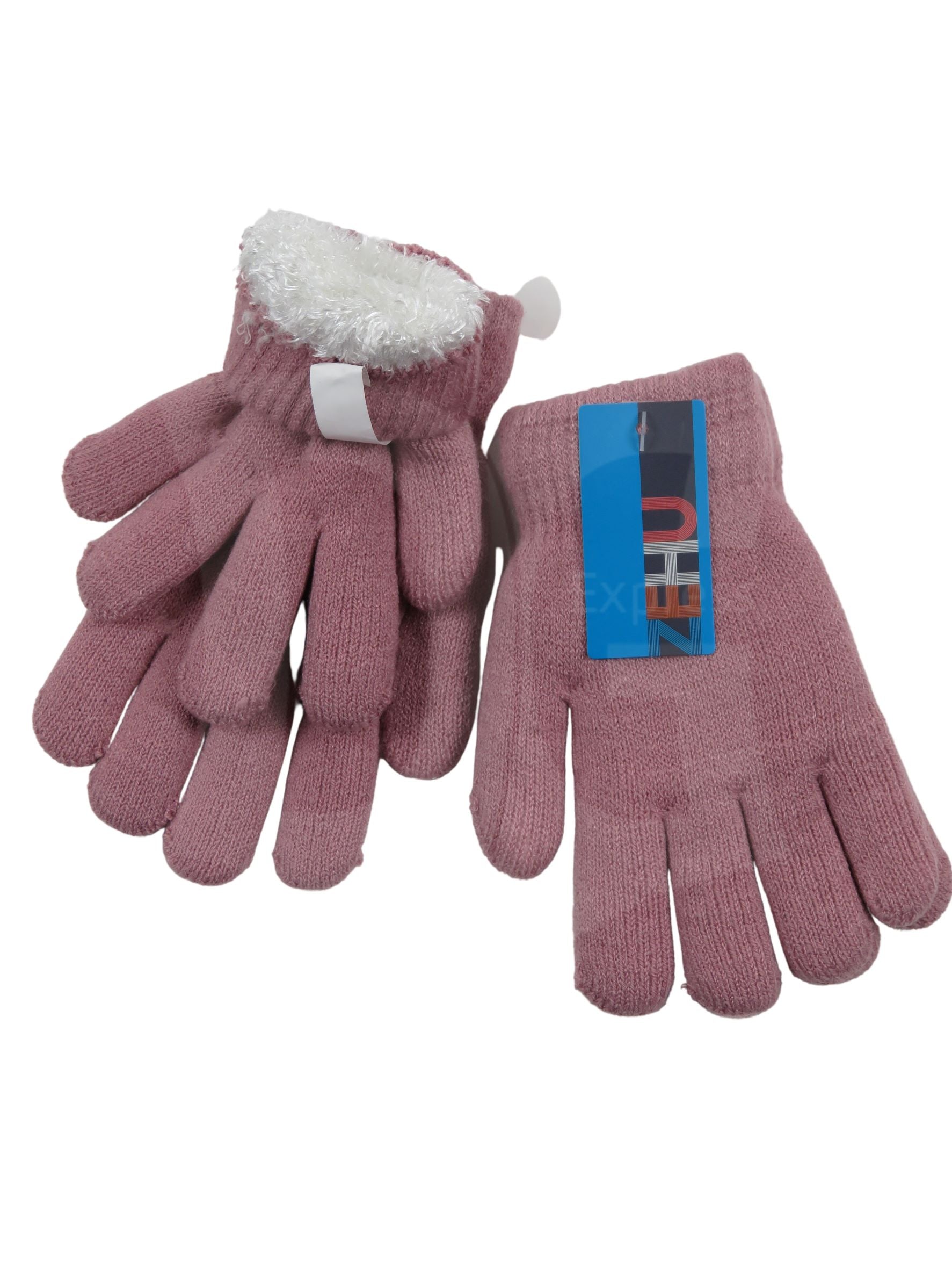 Zehu Gloves Knitted With Fur Lining