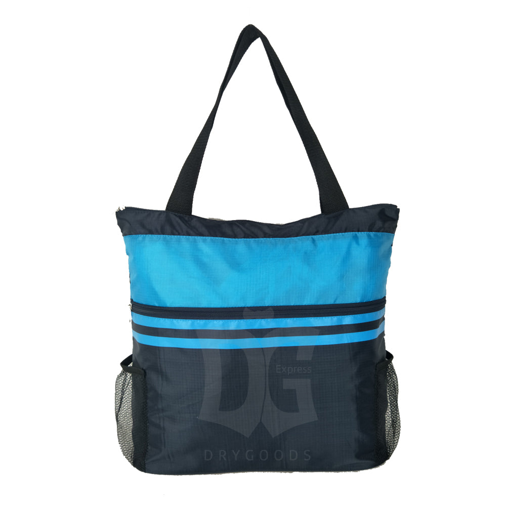 Abstract Boy's Navy & Lt. Blue Tote Bag