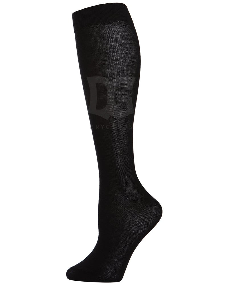 Spot on Basics by Memoi Cotton Knee Socks