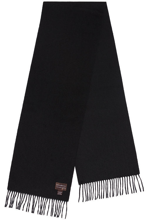 Lucci Mens Cashmere Scarf #25e Solid Black