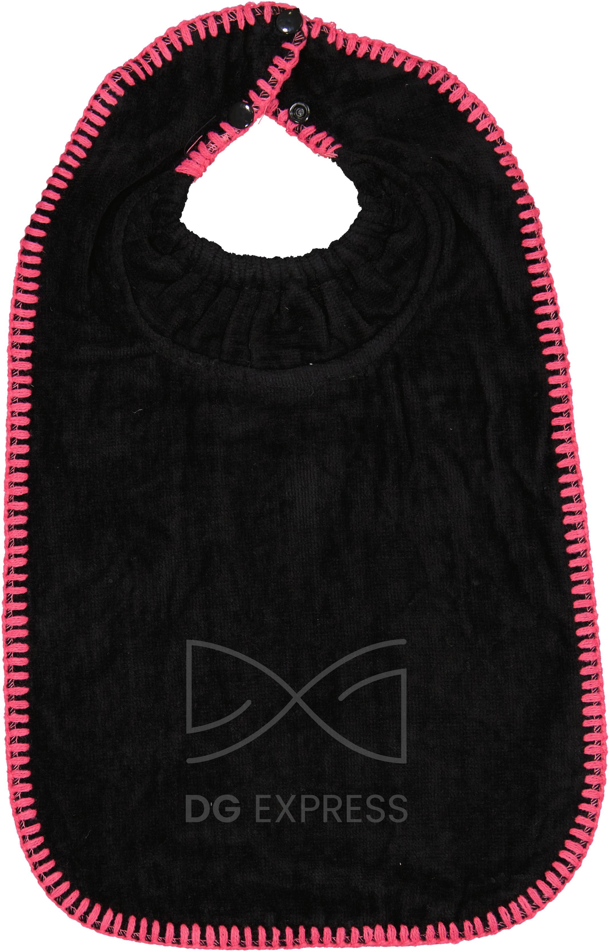 Dacee Red Topstitch Bib