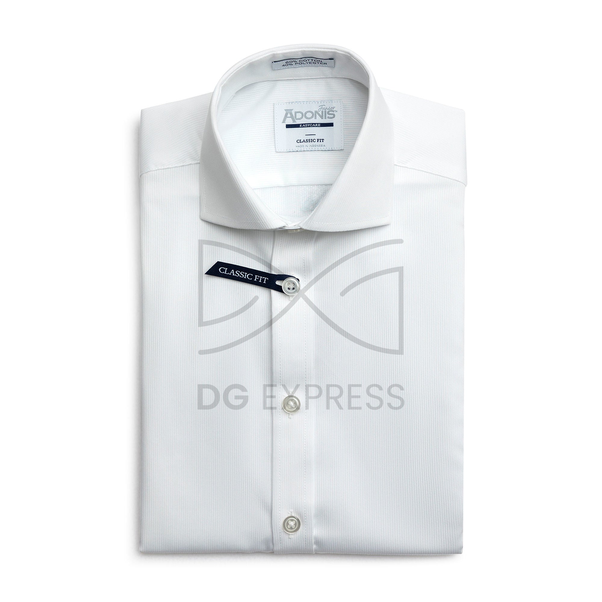 Adonis Boy's White On White Shirts