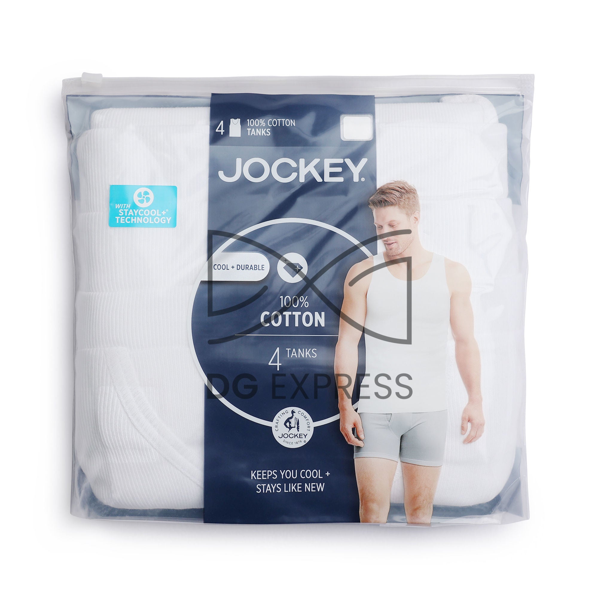 Jockey Men's Sleeveless Undershirt