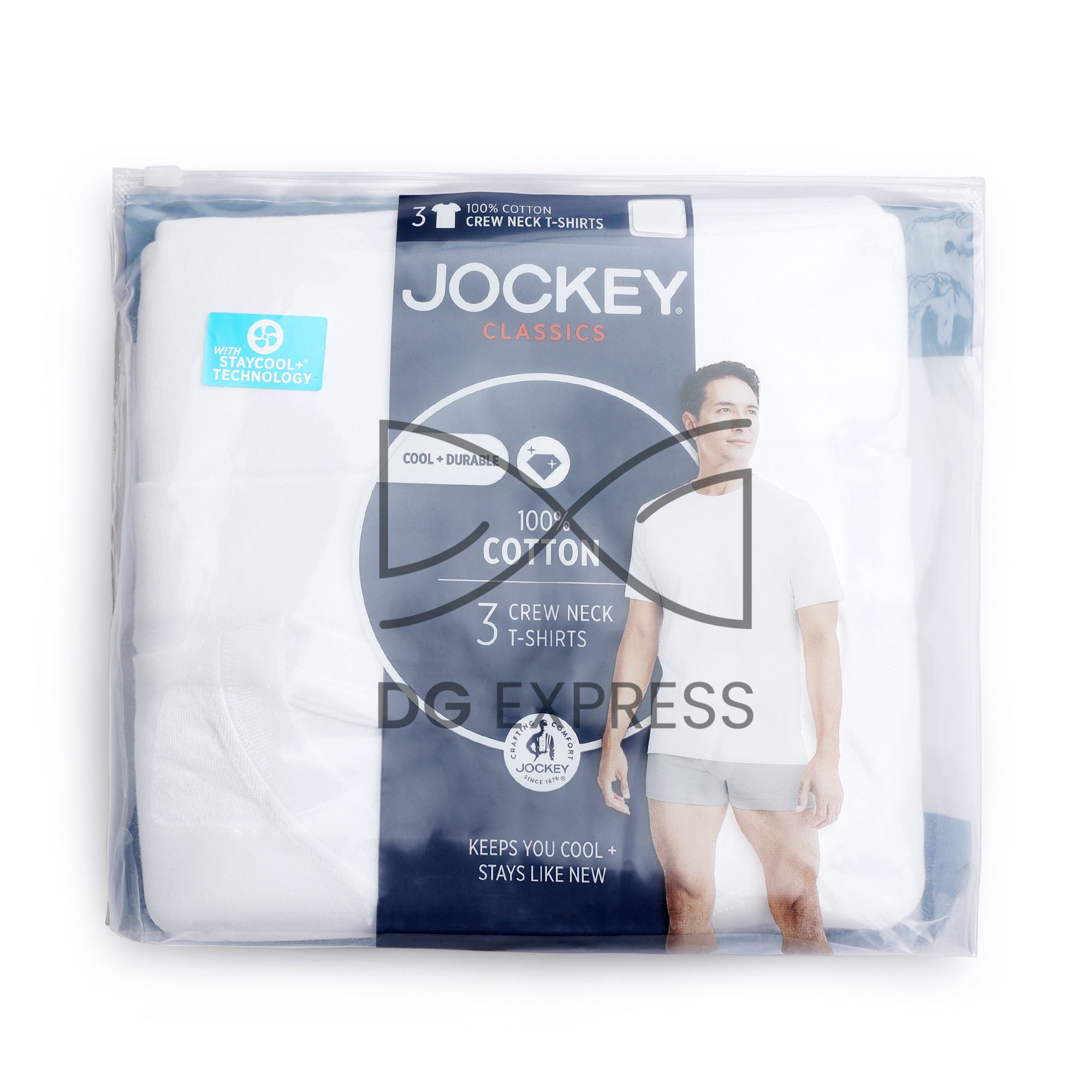 Jockey Mens Crew Neck Undershirts